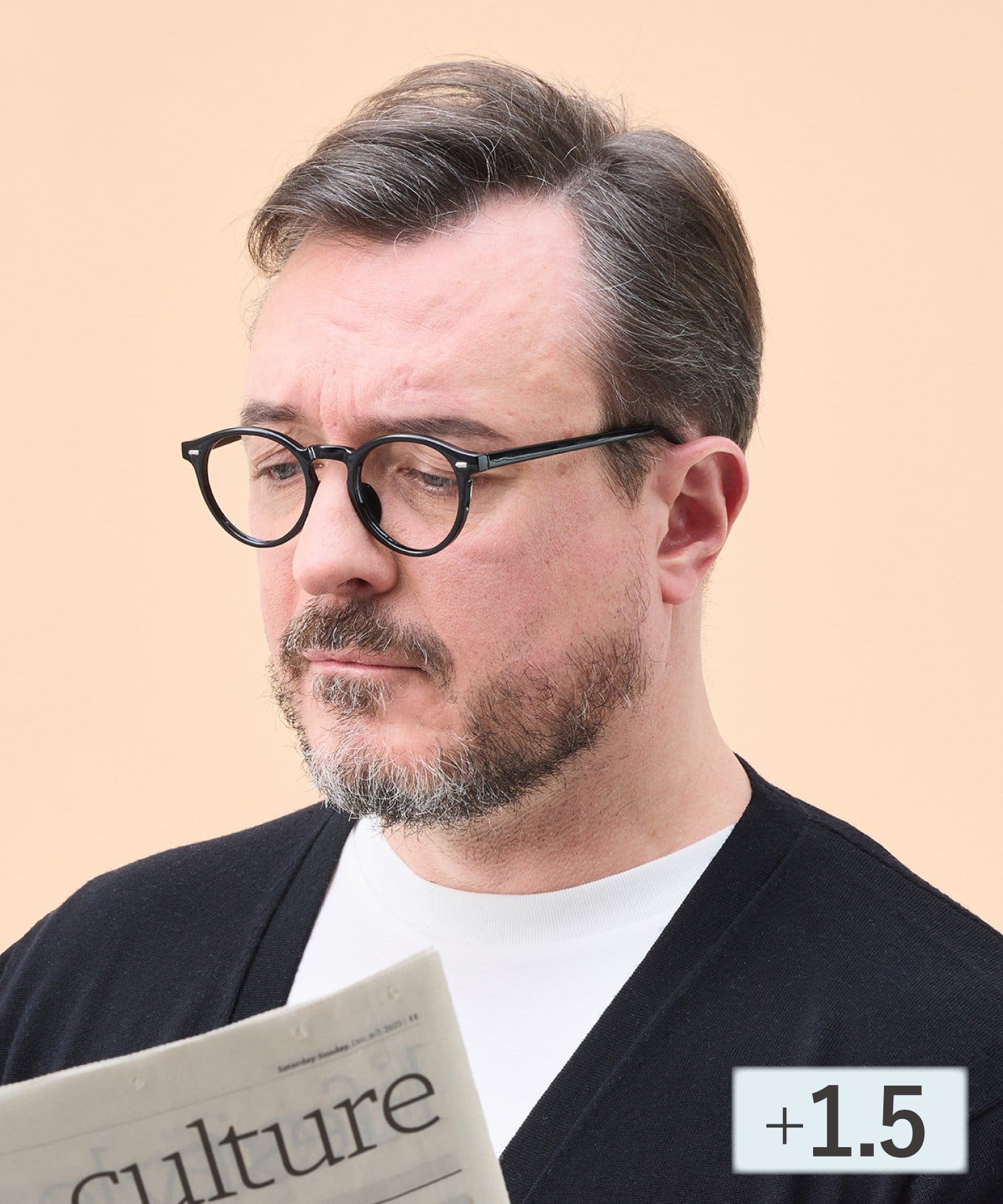 3COINS(スリーコインズ) プラボストンリーディンググラス：+1.5