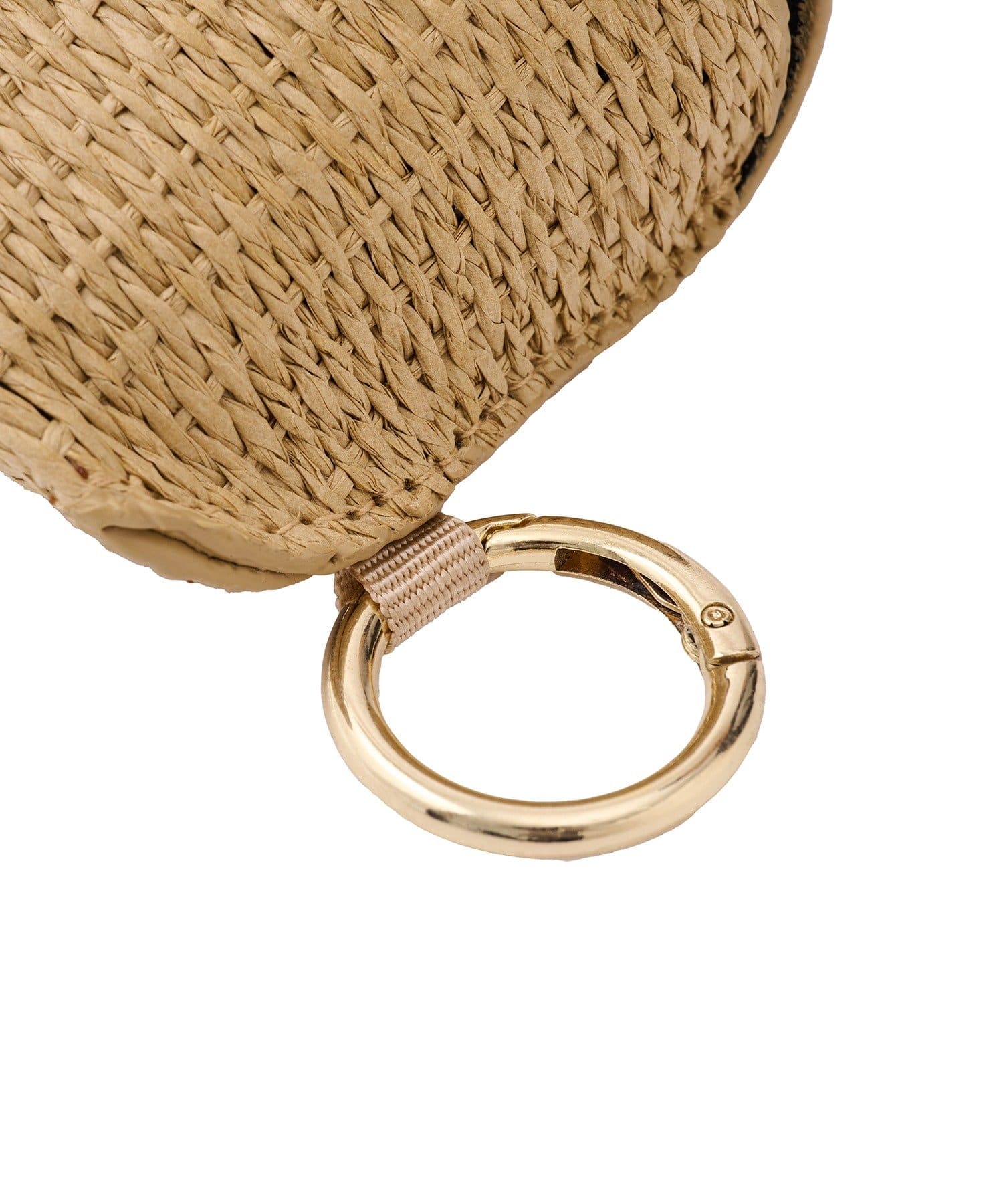 3COINS(スリーコインズ) ラフィア風メガネケース