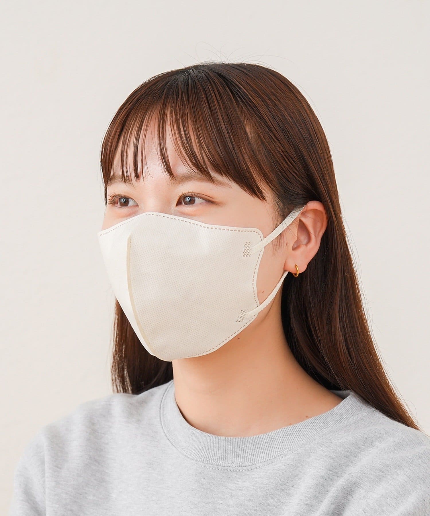 3COINS(スリーコインズ) 2Dナチュラルフィットマスク少し大きめ