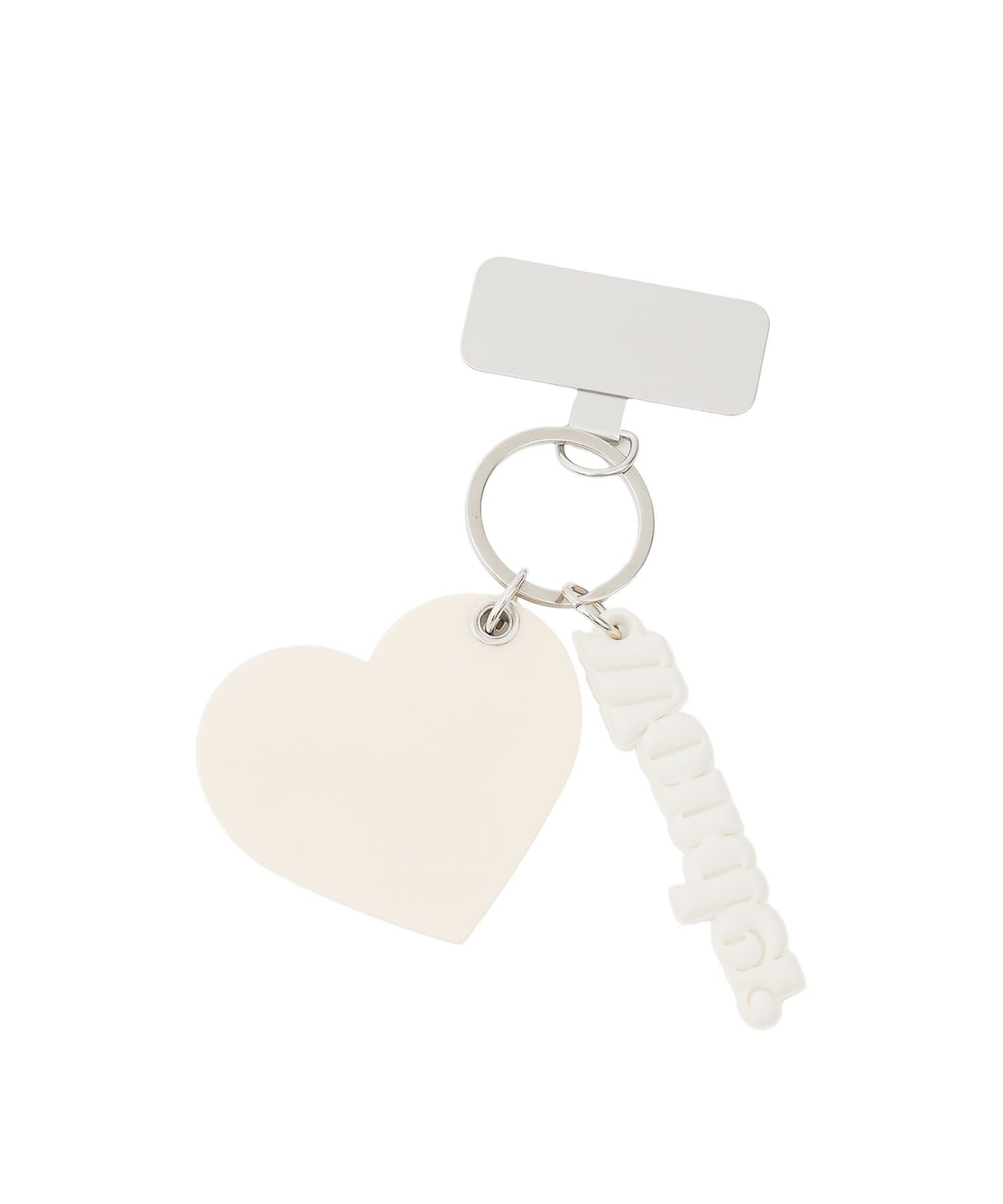 3COINS(スリーコインズ) ミラー付きキーホルダースマホストラップ