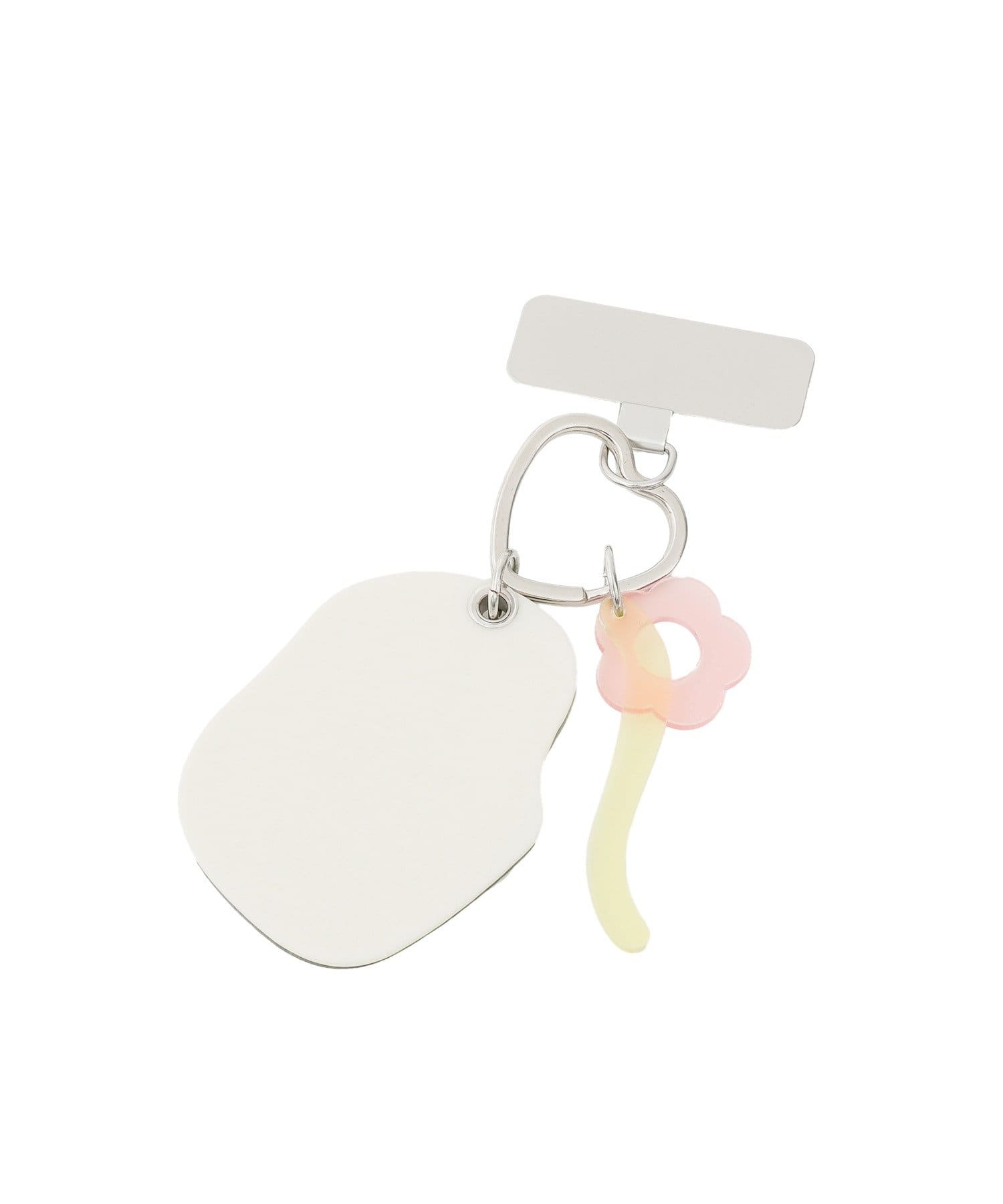 3COINS(スリーコインズ) ミラー付きキーホルダースマホストラップ