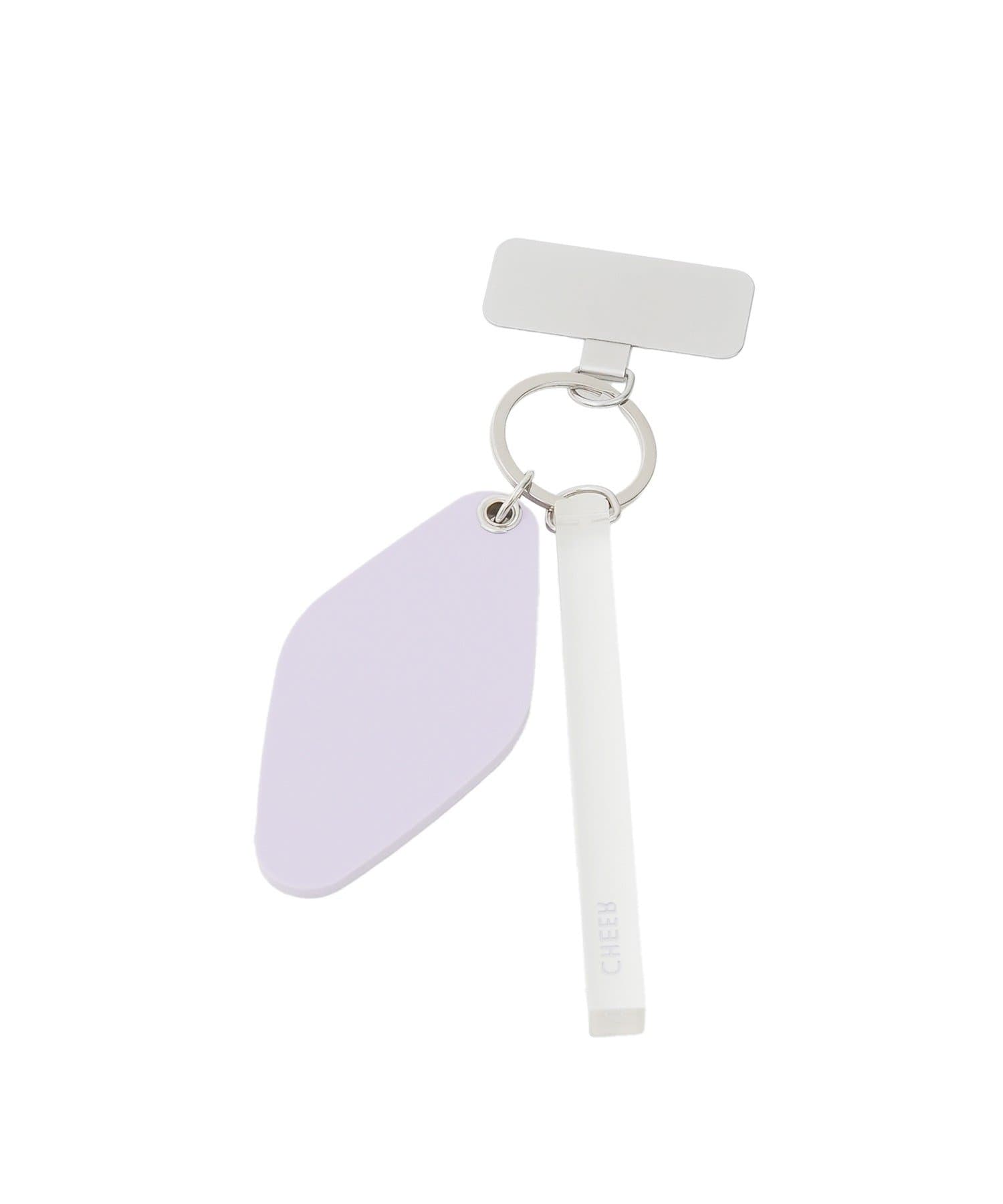 3COINS(スリーコインズ) ミラー付きキーホルダースマホストラップ