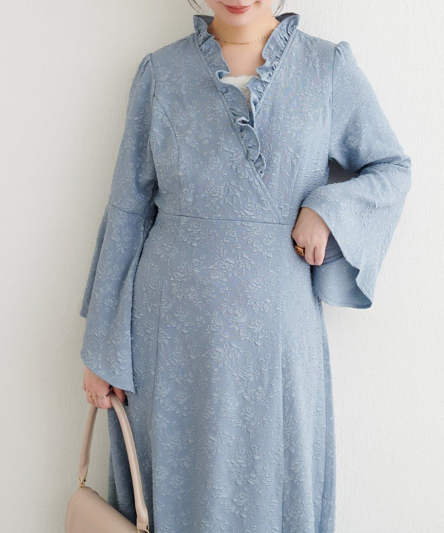 NICE CLAUP / OLIVE des OLIVE OUTLET(ナイスクラップ  / オリーブ デ オリーブ アウトレット) 【natural couture】〈osono〉観劇ワンピース