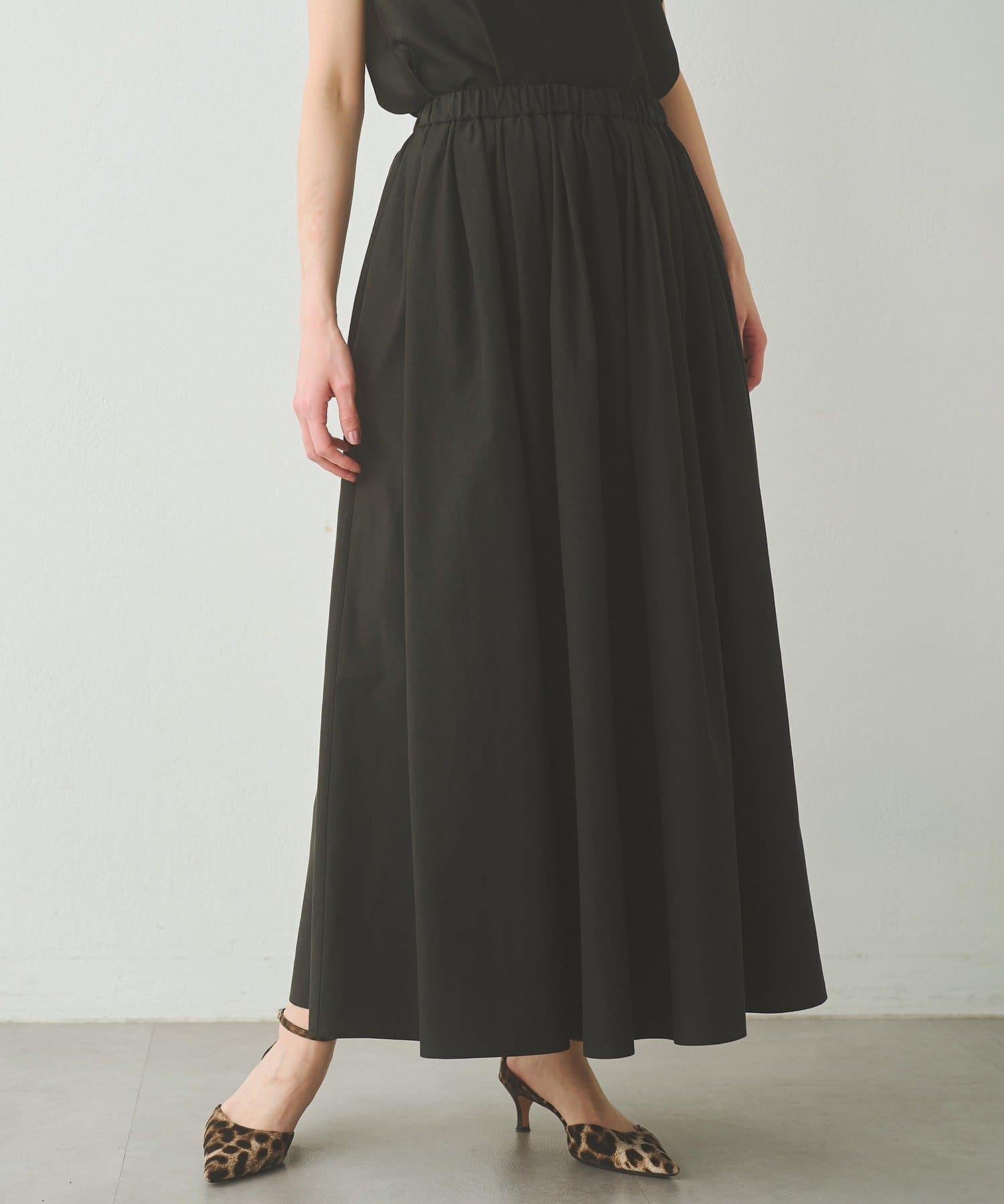 Drawing Numbers(ドローイングナンバーズ) テンセルコットンクロスギャザースカート