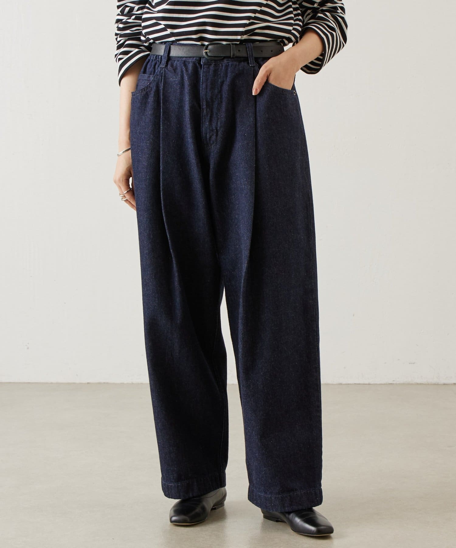 BEARDSLEY(ビアズリー) 《2/12(木)12：00予約》フルカワコラボ ルーズタックデニム