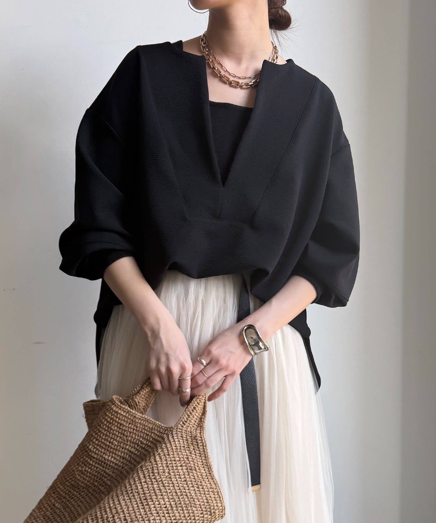 DOUDOU(ドゥドゥ) アンティークダンボールスキッパープルオーバー