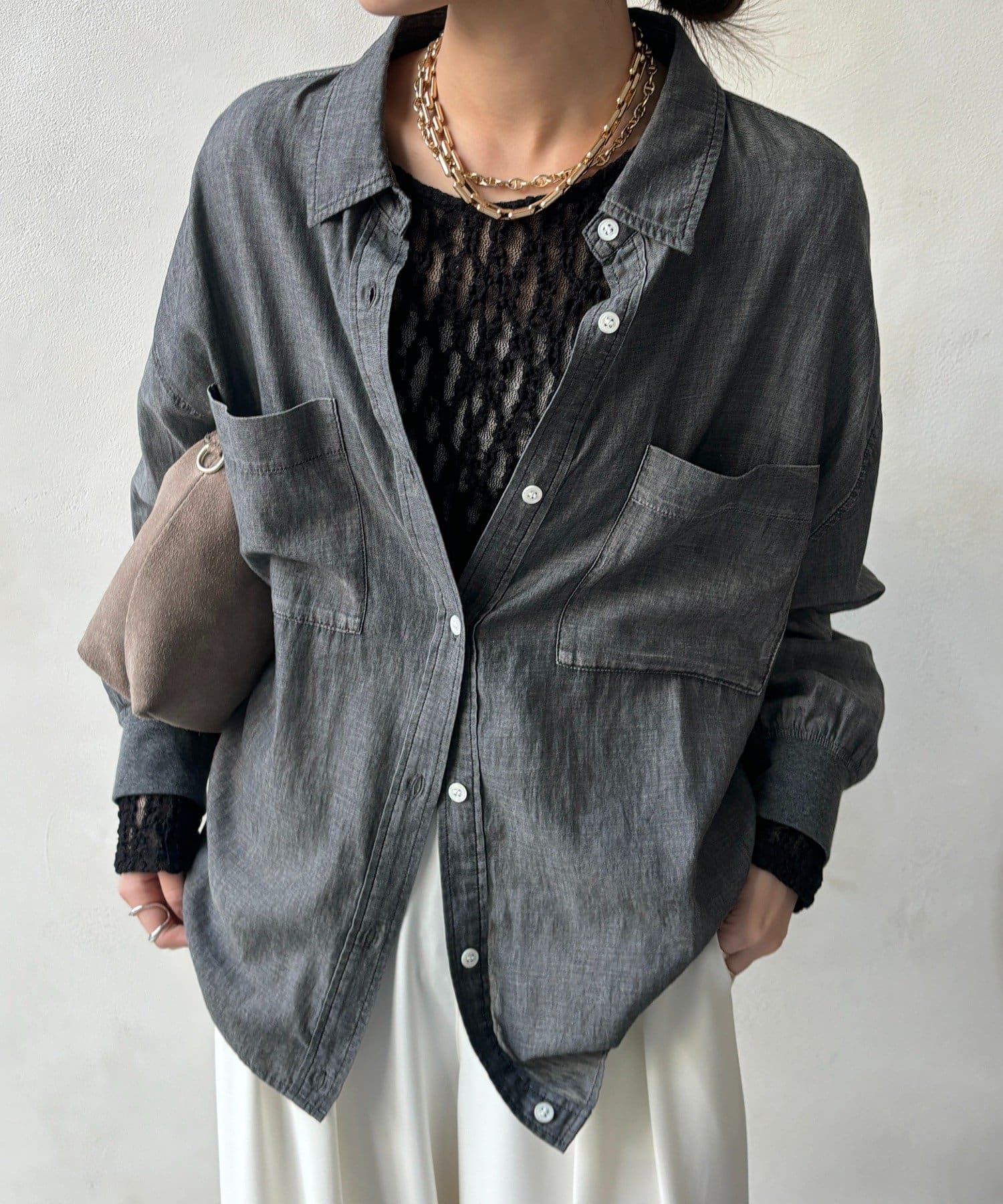 DOUDOU(ドゥドゥ) レースプルオーバー