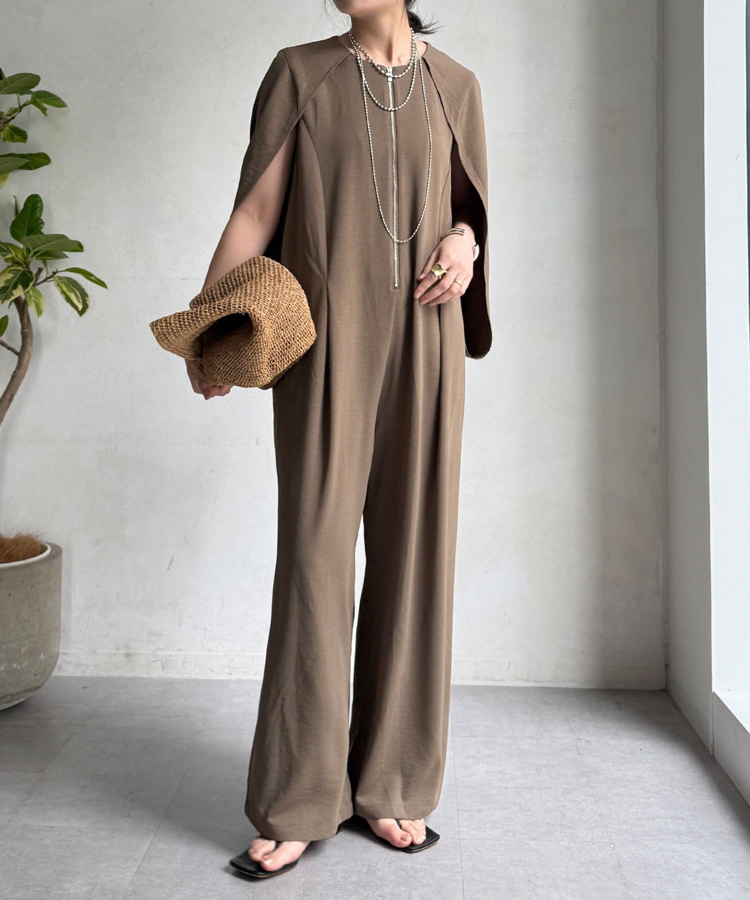 DOUDOU(ドゥドゥ) 【WEB限定】ケープマントオールインワン