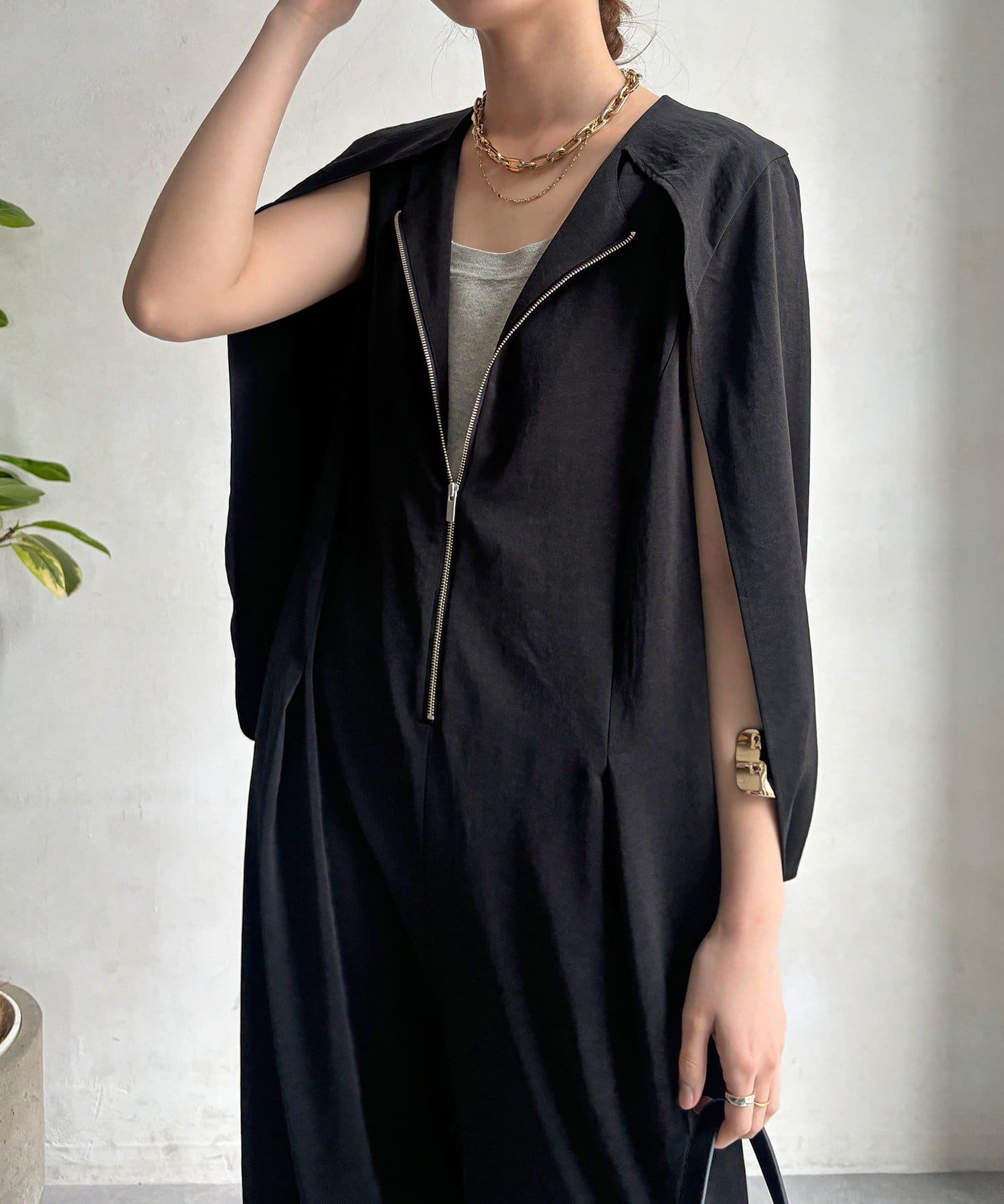 DOUDOU(ドゥドゥ) 【WEB限定】ケープマントオールインワン