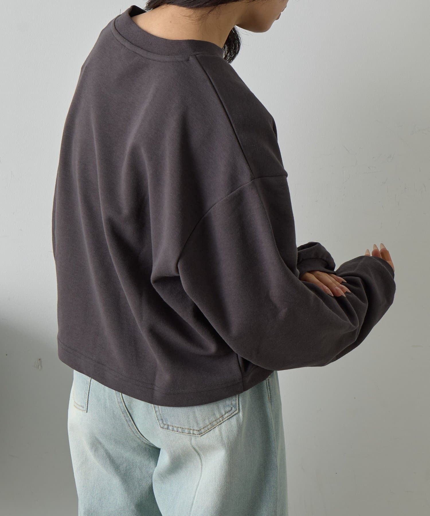 -goocy-(グーシー) 【DISCUS】≪選べる丈感！≫プレーティング天竺ロンT