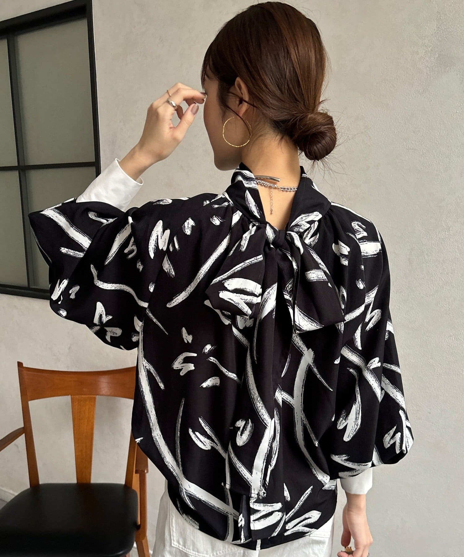 DOUDOU(ドゥドゥ) 【WEB限定】アソートボウタイブラウス