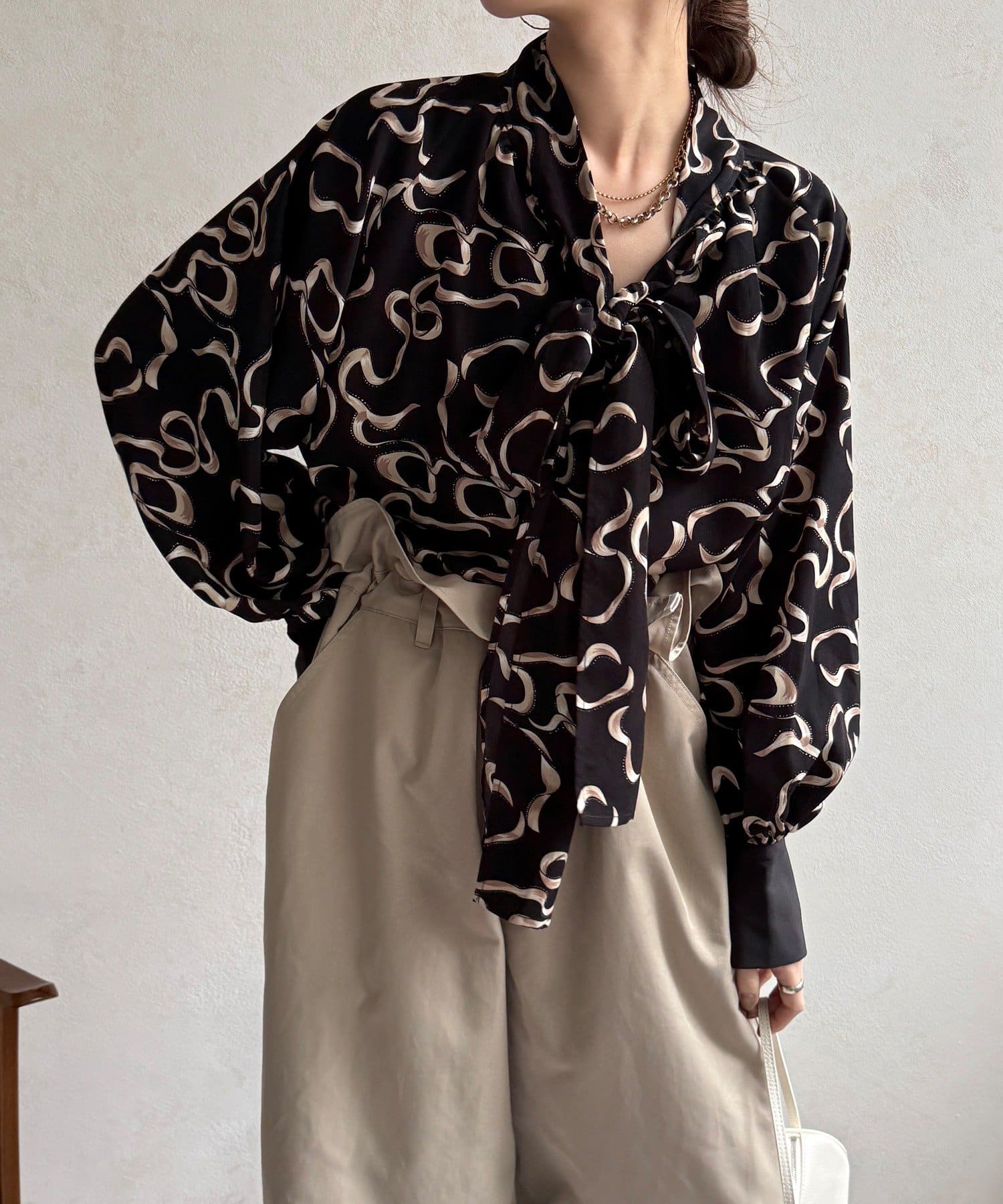 DOUDOU(ドゥドゥ) 【WEB限定】アソートボウタイブラウス