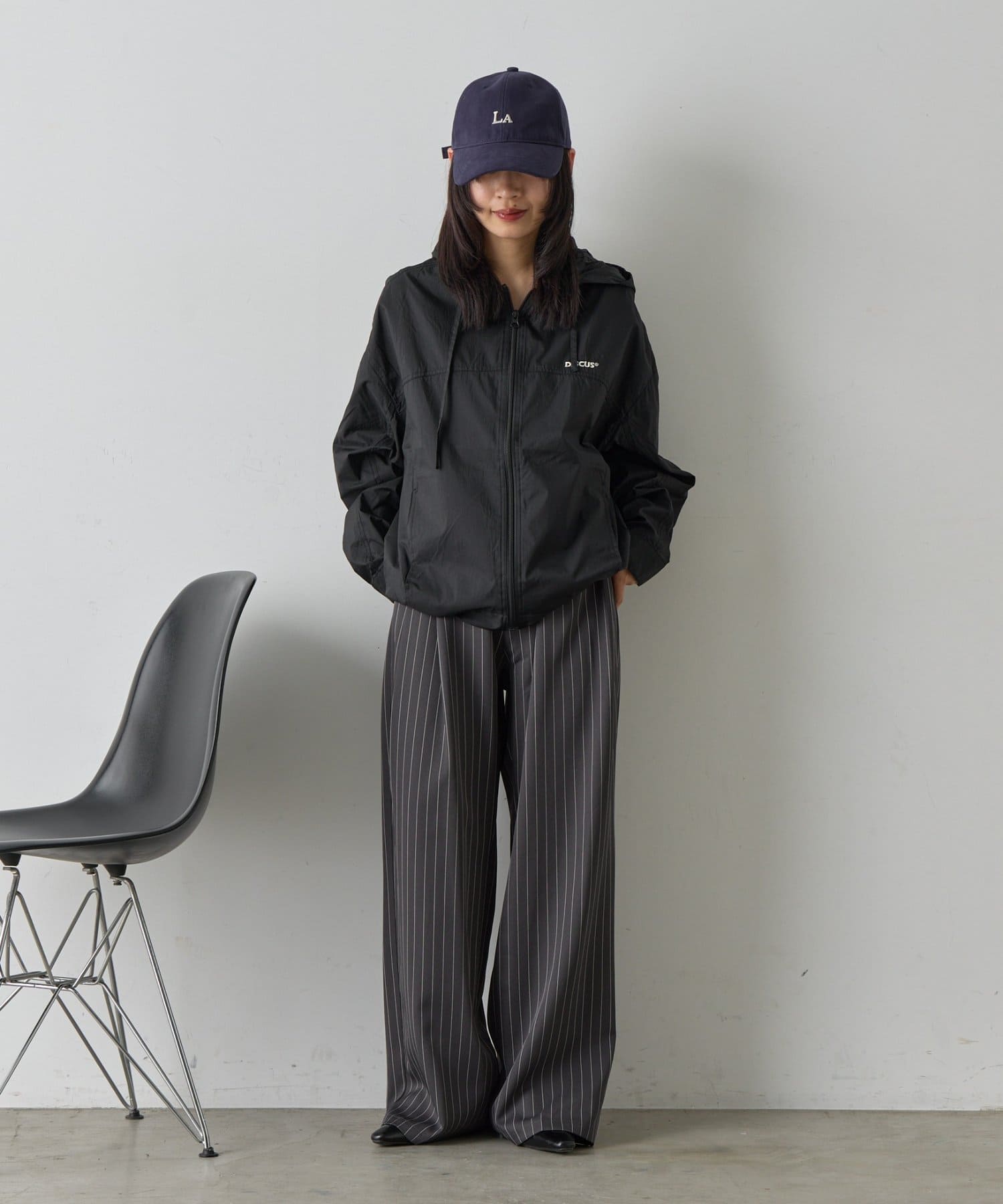 -goocy-(グーシー) 【DISCUS】シアーナイロンリップZIPパーカー