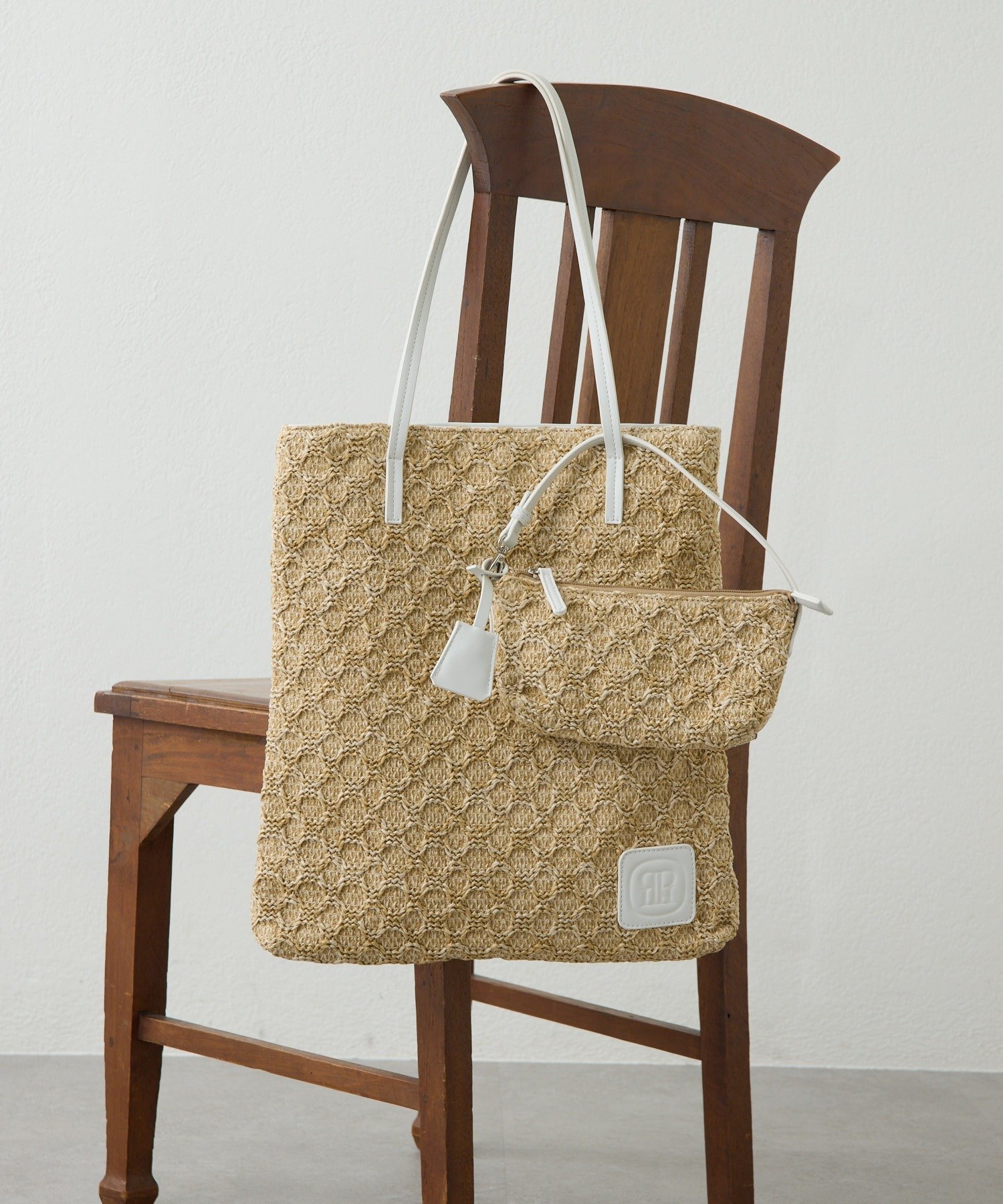 COLLAGE GALLARDAGALANTE(コラージュ ガリャルダガランテ) 【PAPILLONNER/パピヨネ】ラフィアツインズバッグ