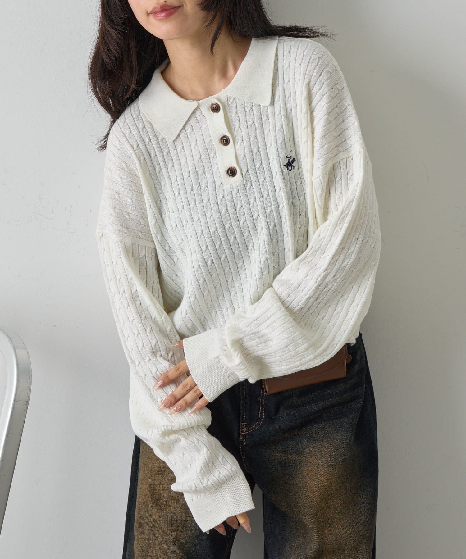 -goocy-(グーシー) 【BHPC】ケーブルポロニット