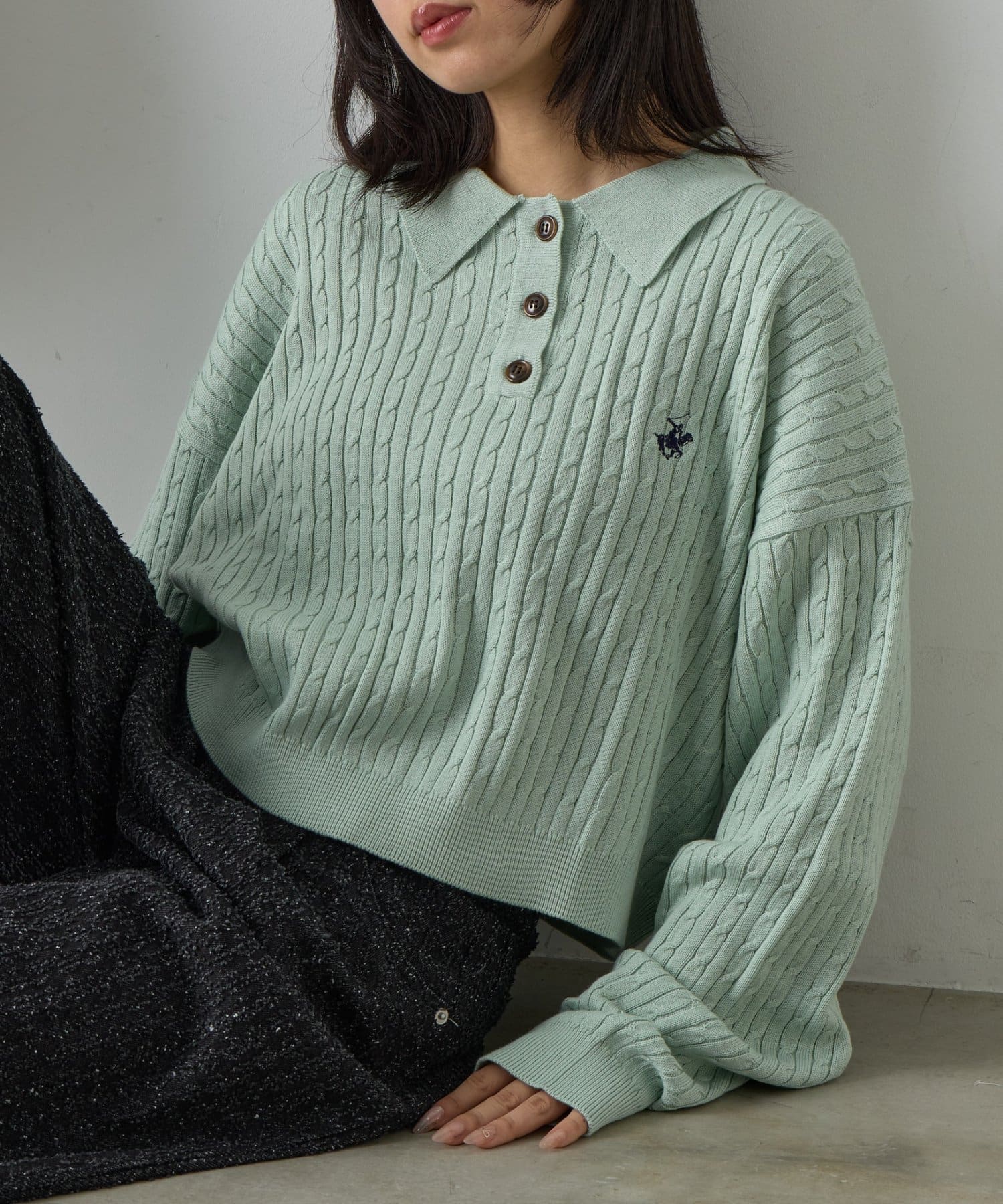 -goocy-(グーシー) 【BHPC】ケーブルポロニット