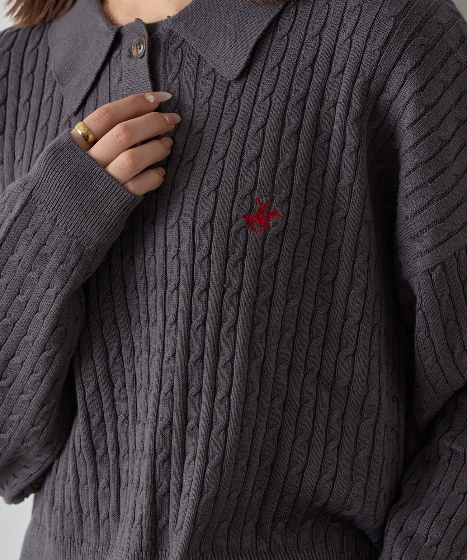 -goocy-(グーシー) 【BHPC】ケーブルポロニット