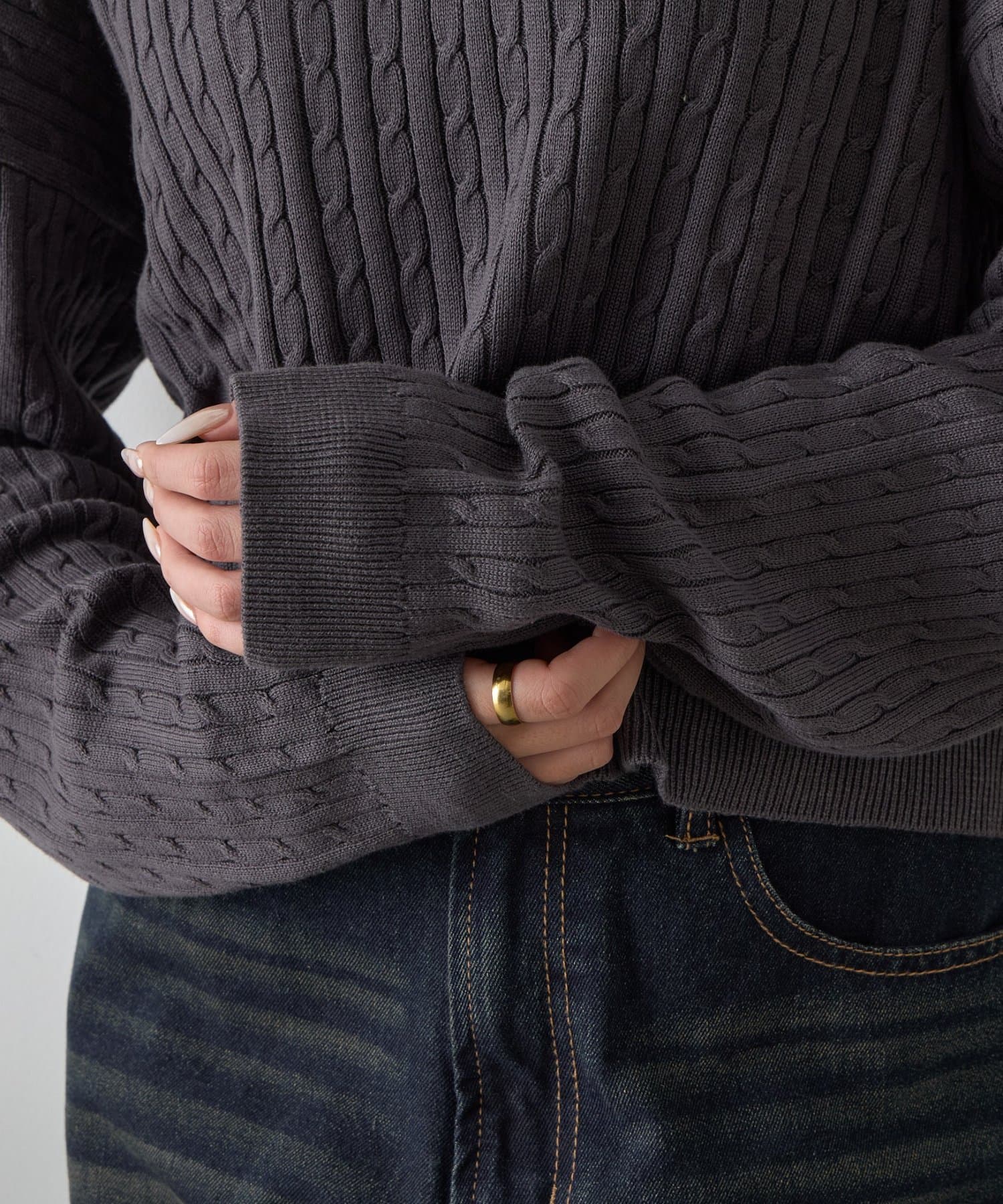 -goocy-(グーシー) 【BHPC】ケーブルポロニット