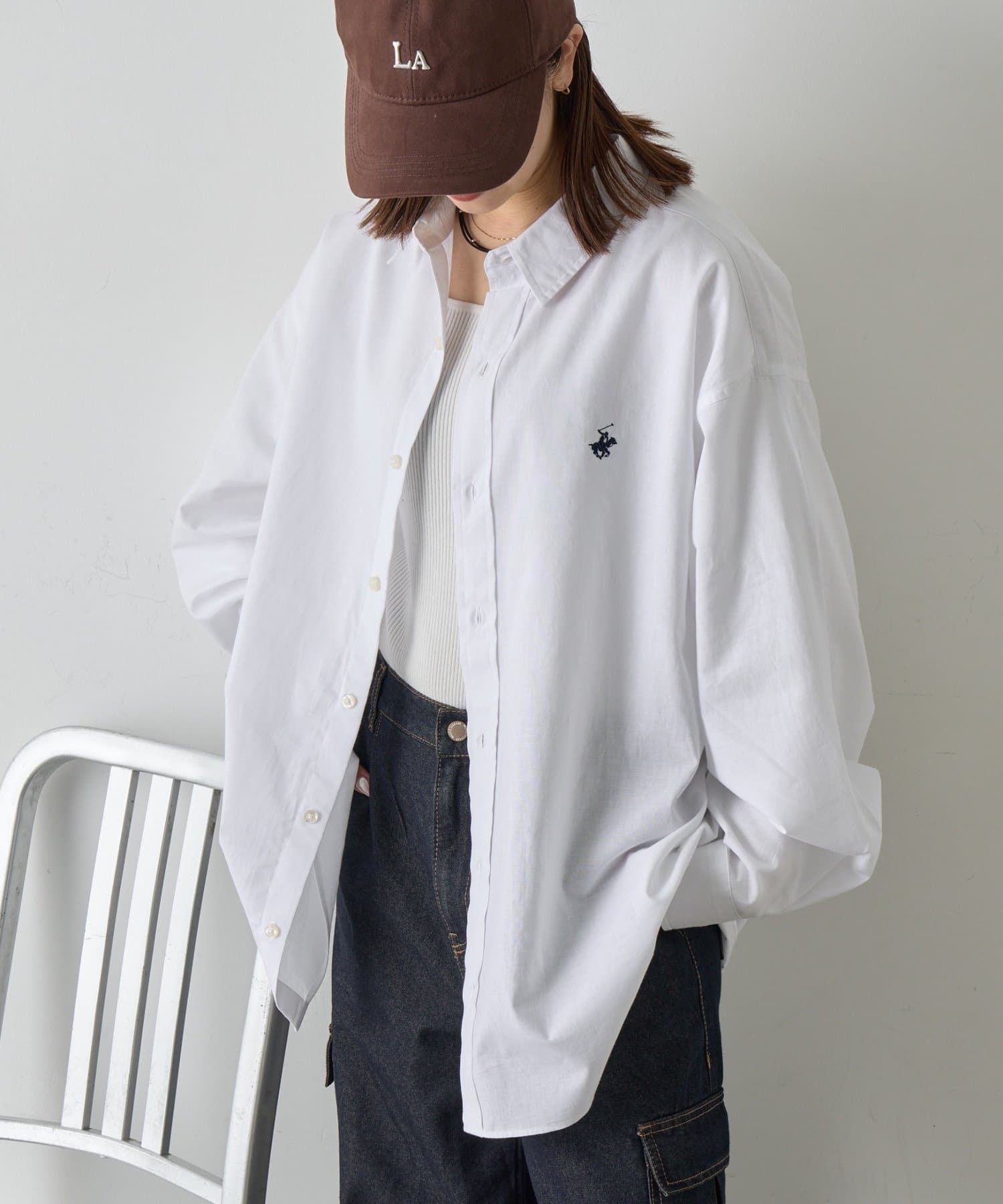 -goocy-(グーシー) 【BHPC】≪選べる丈感！≫クロプド/ビッグ長袖シャツ