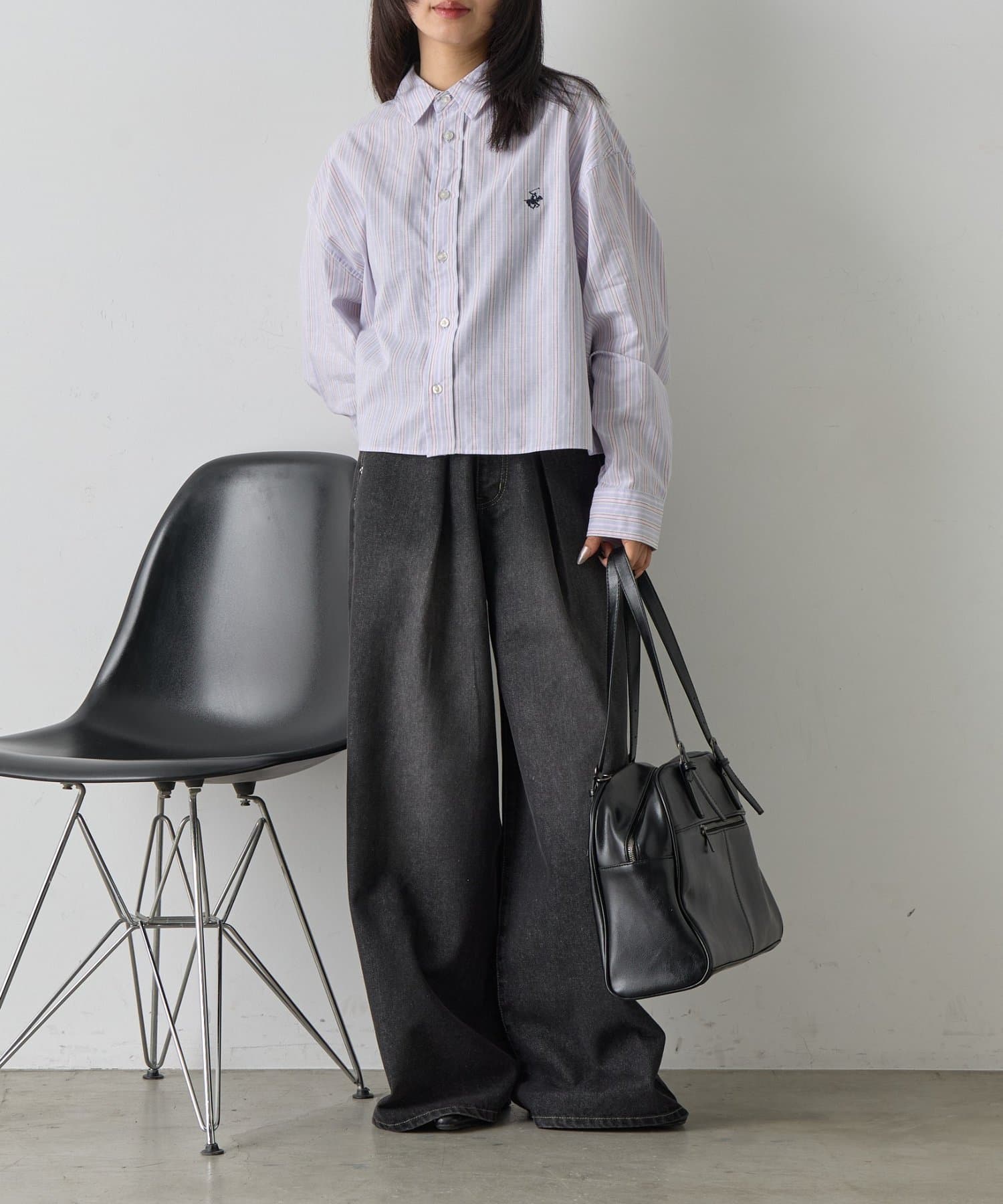 -goocy-(グーシー) 【BHPC】≪選べる丈感！≫クロプド/ビッグ長袖シャツ