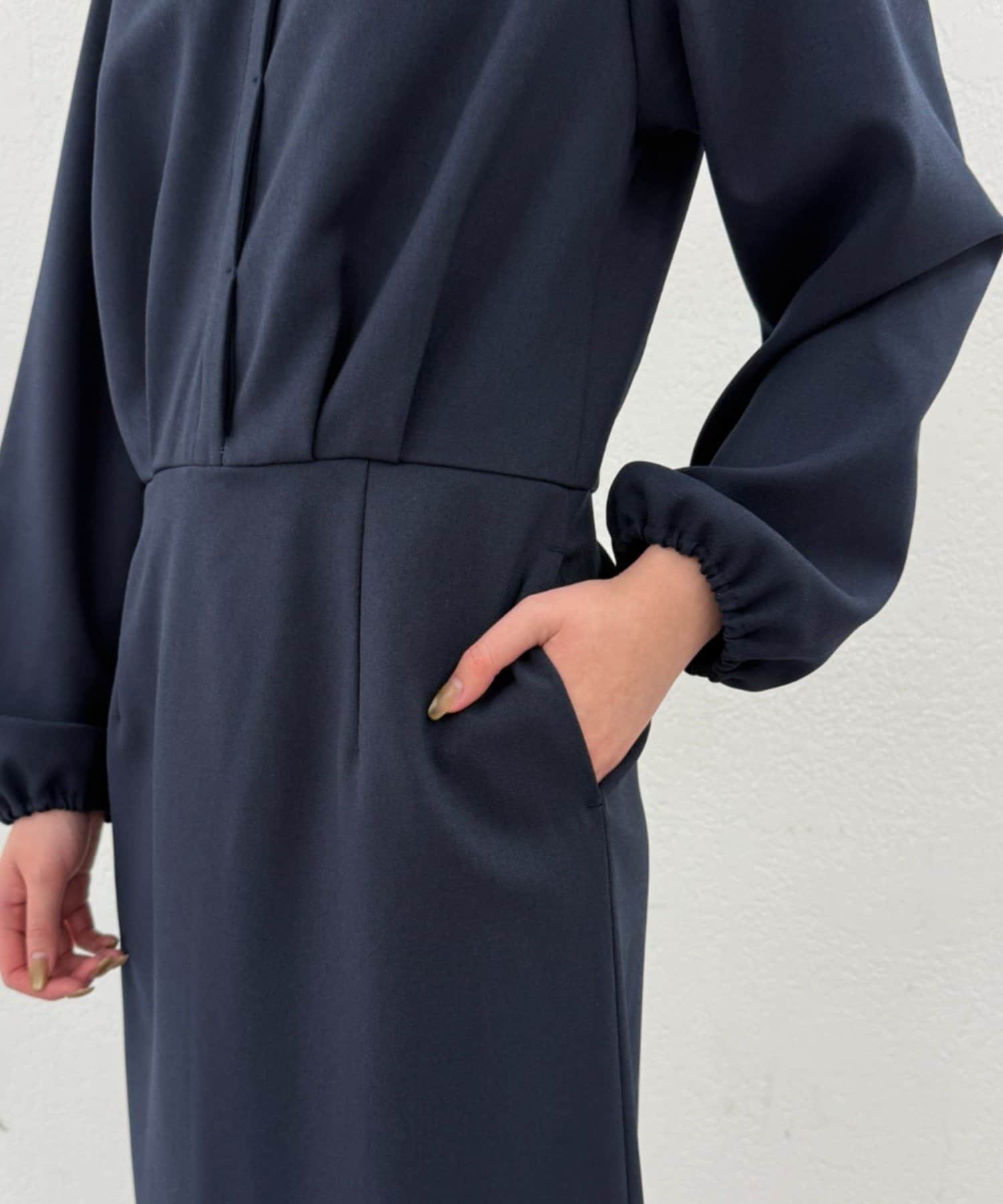 LOUNGEDRESS(ラウンジドレス) リネンライクVワンピース