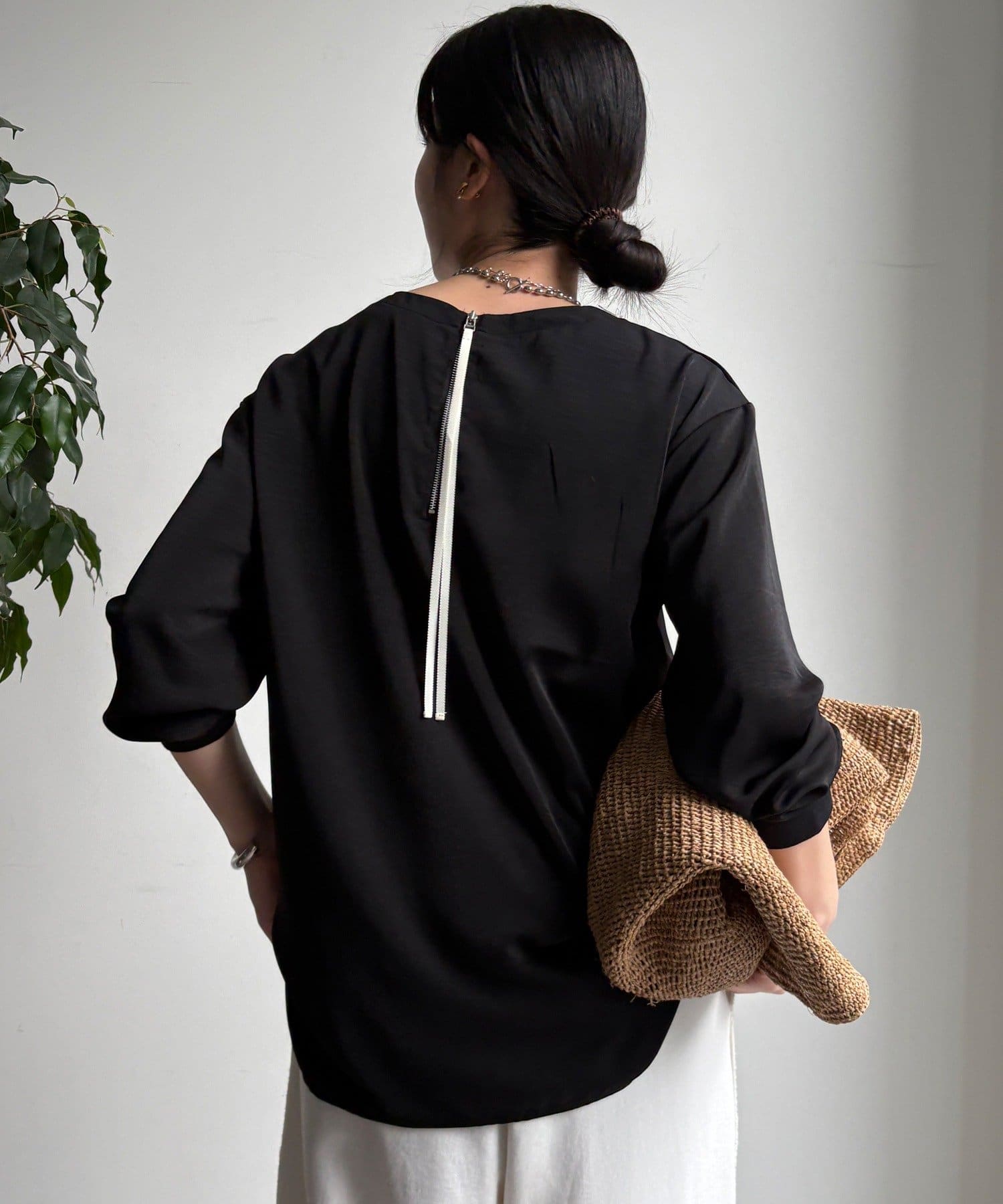 DOUDOU(ドゥドゥ) 【WEB限定】ブラウスロゴロンTEE