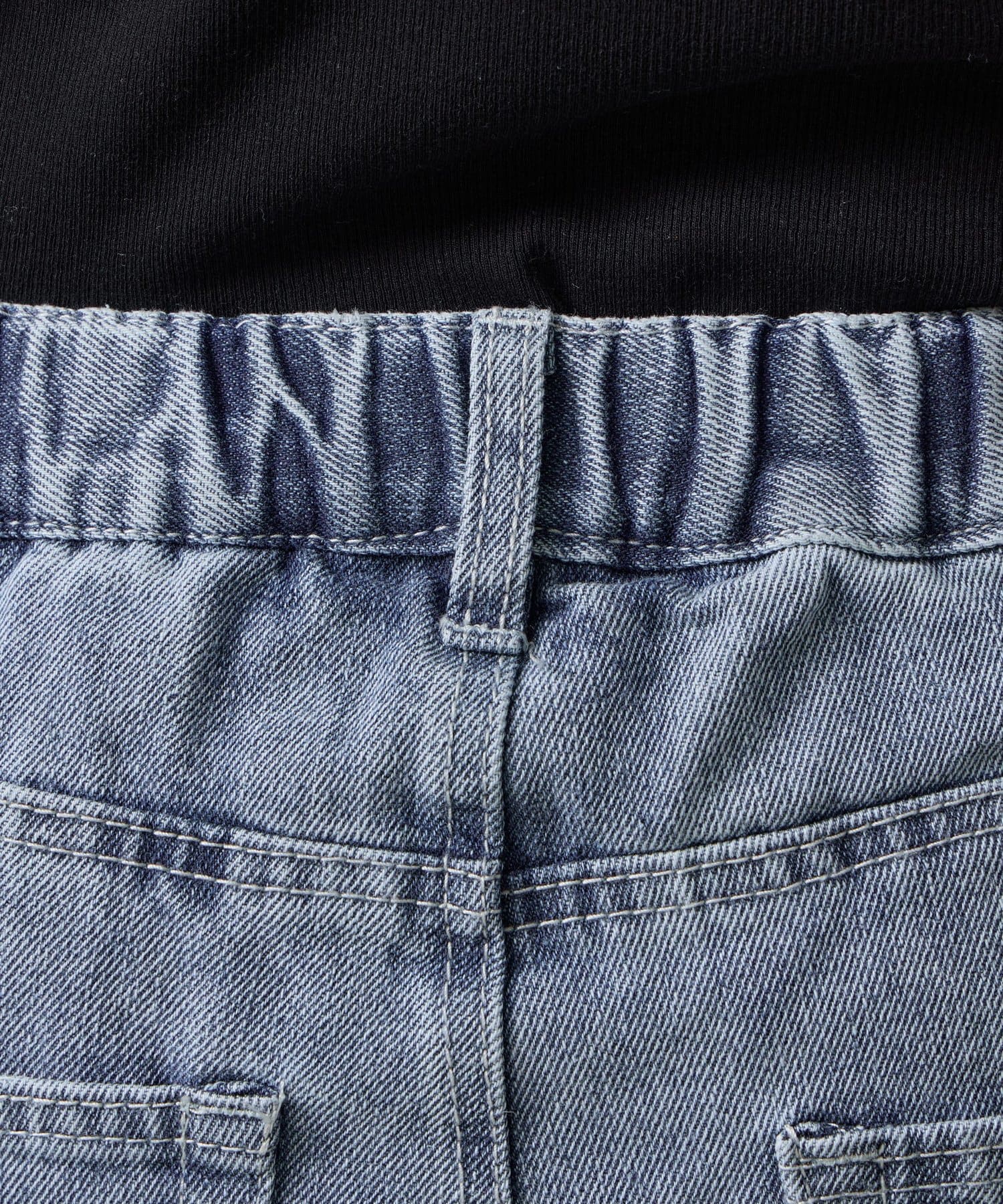 -goocy-(グーシー) ダメージデニムストレートパンツ