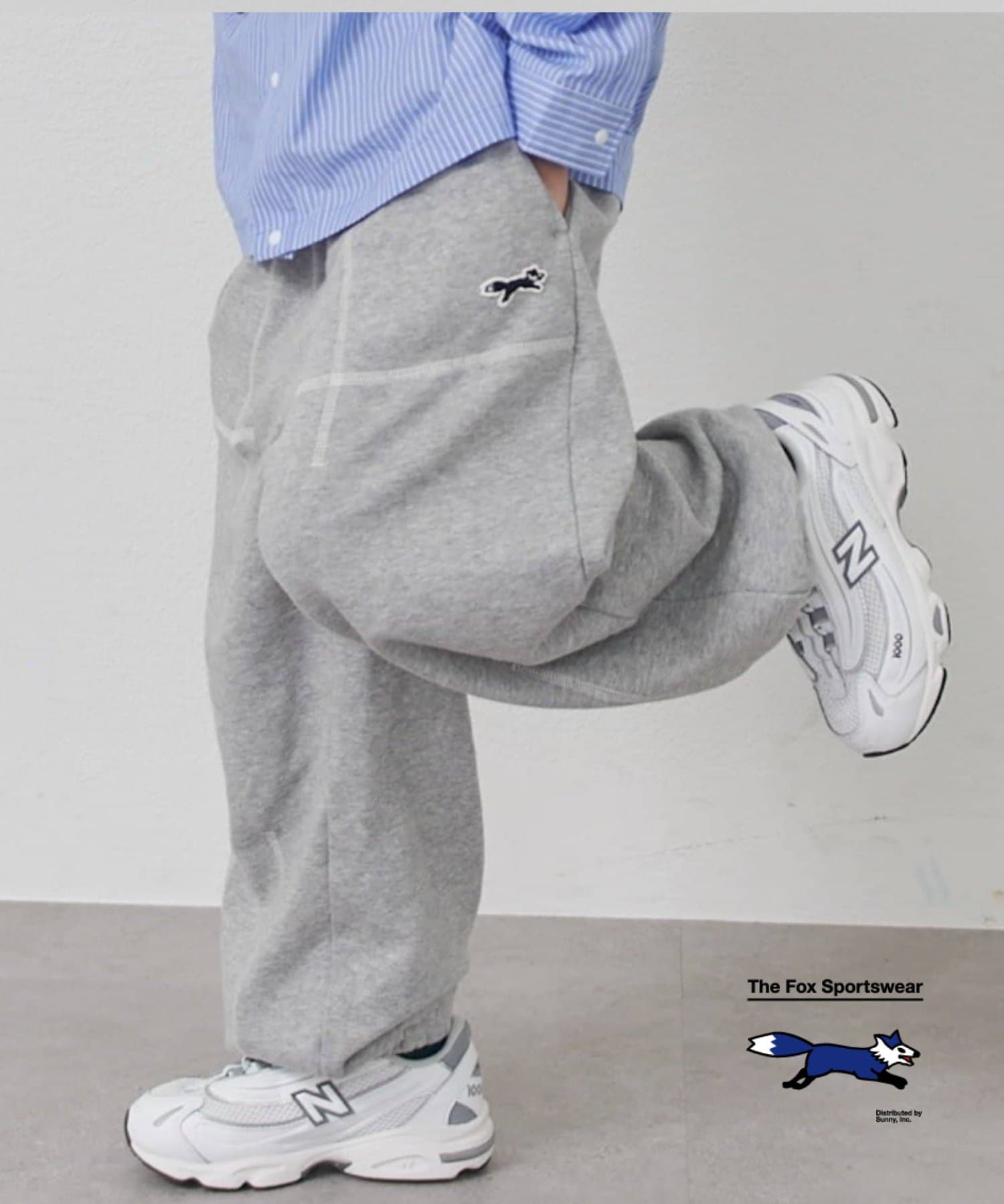 CIAOPANIC TYPY(チャオパニックティピー) 【KIDS】【FOX×TYPY】配色ステッチカーブスウェット《ジュニアサイズあり》