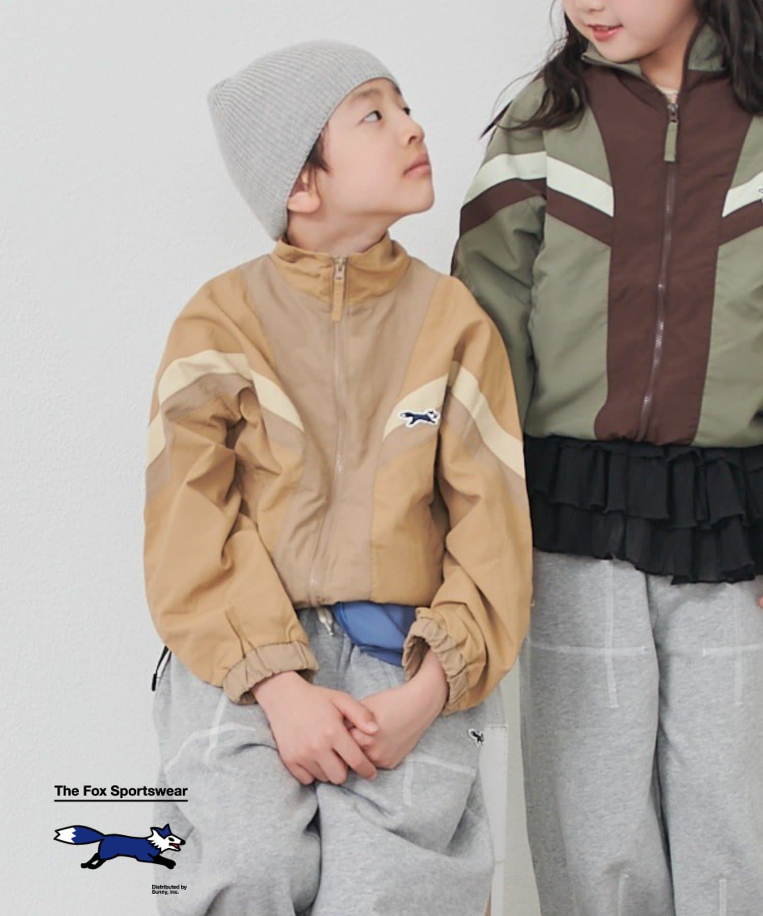 CIAOPANIC TYPY(チャオパニックティピー) 【KIDS】【FOX×TYPY】配色切替マンパ《ジュニアサイズあり》