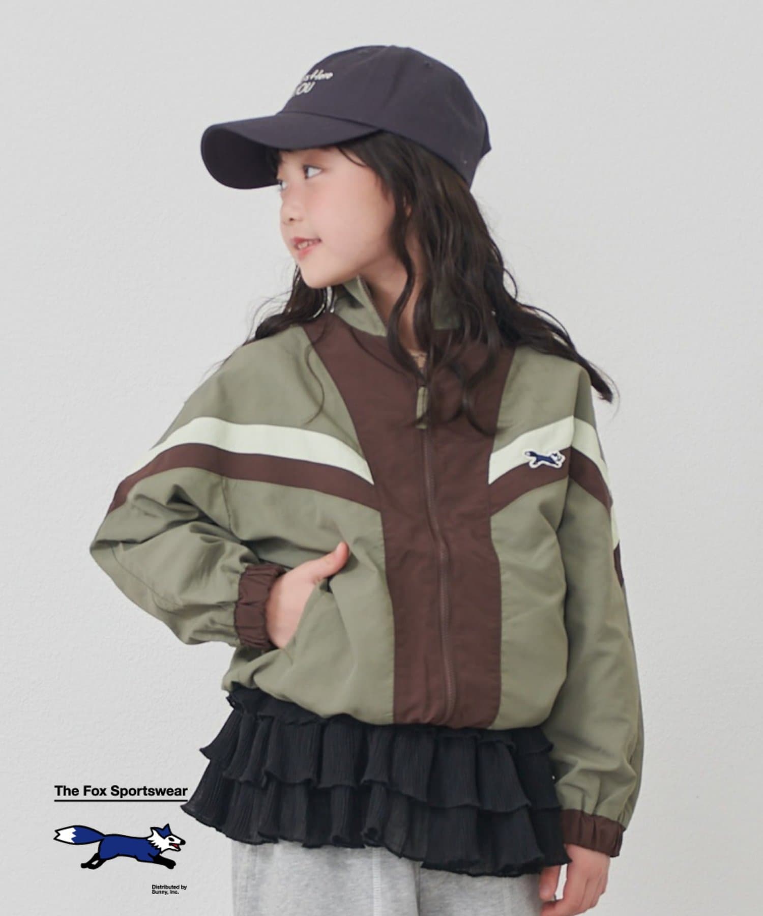 CIAOPANIC TYPY(チャオパニックティピー) 【KIDS】【FOX×TYPY】配色切替マンパ《ジュニアサイズあり》