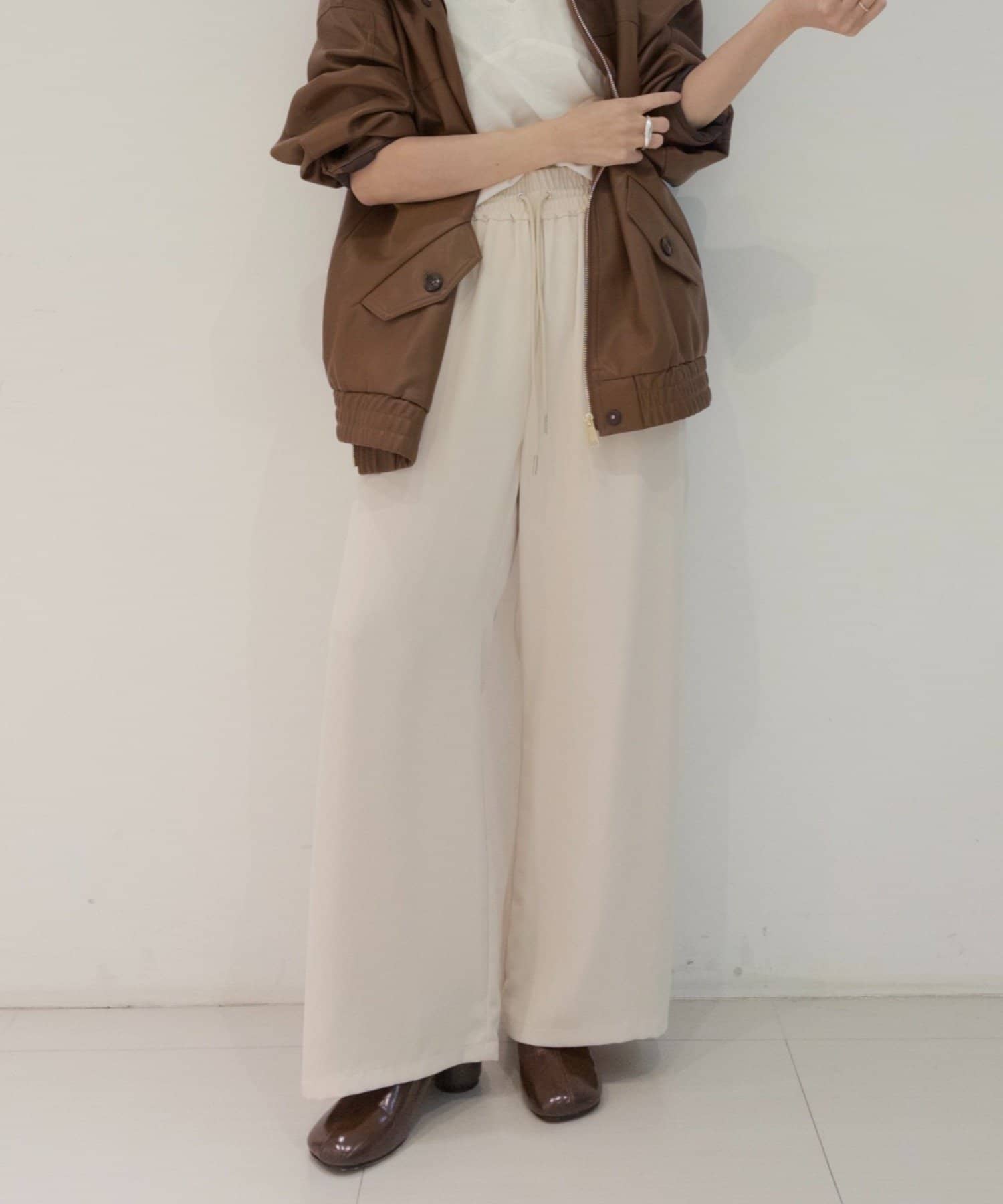 Omekashi(オメカシ) 【HIURA企画】【低身長サイズあり】イージーパンツ