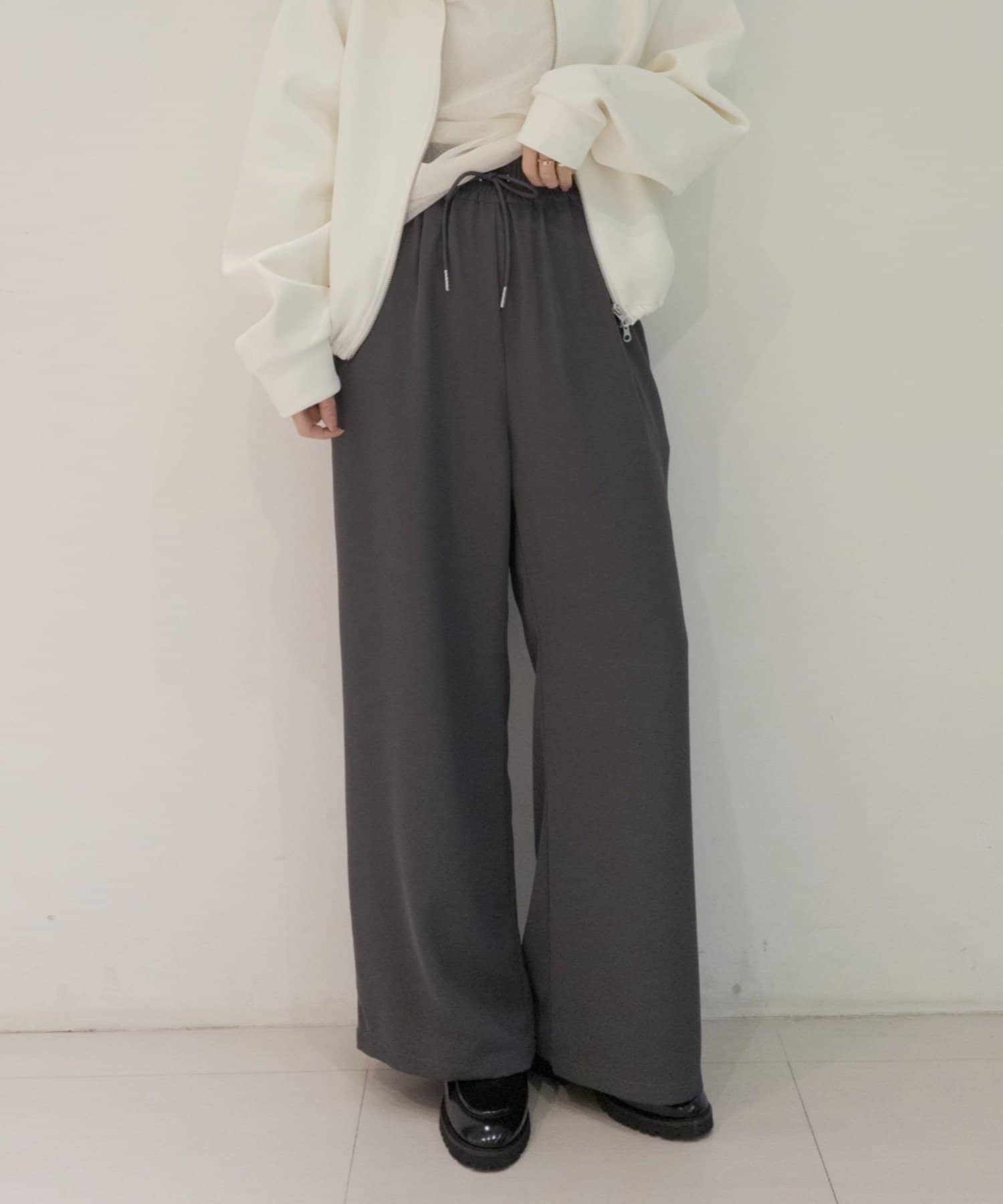 Omekashi(オメカシ) 【HIURA企画】【低身長サイズあり】イージーパンツ