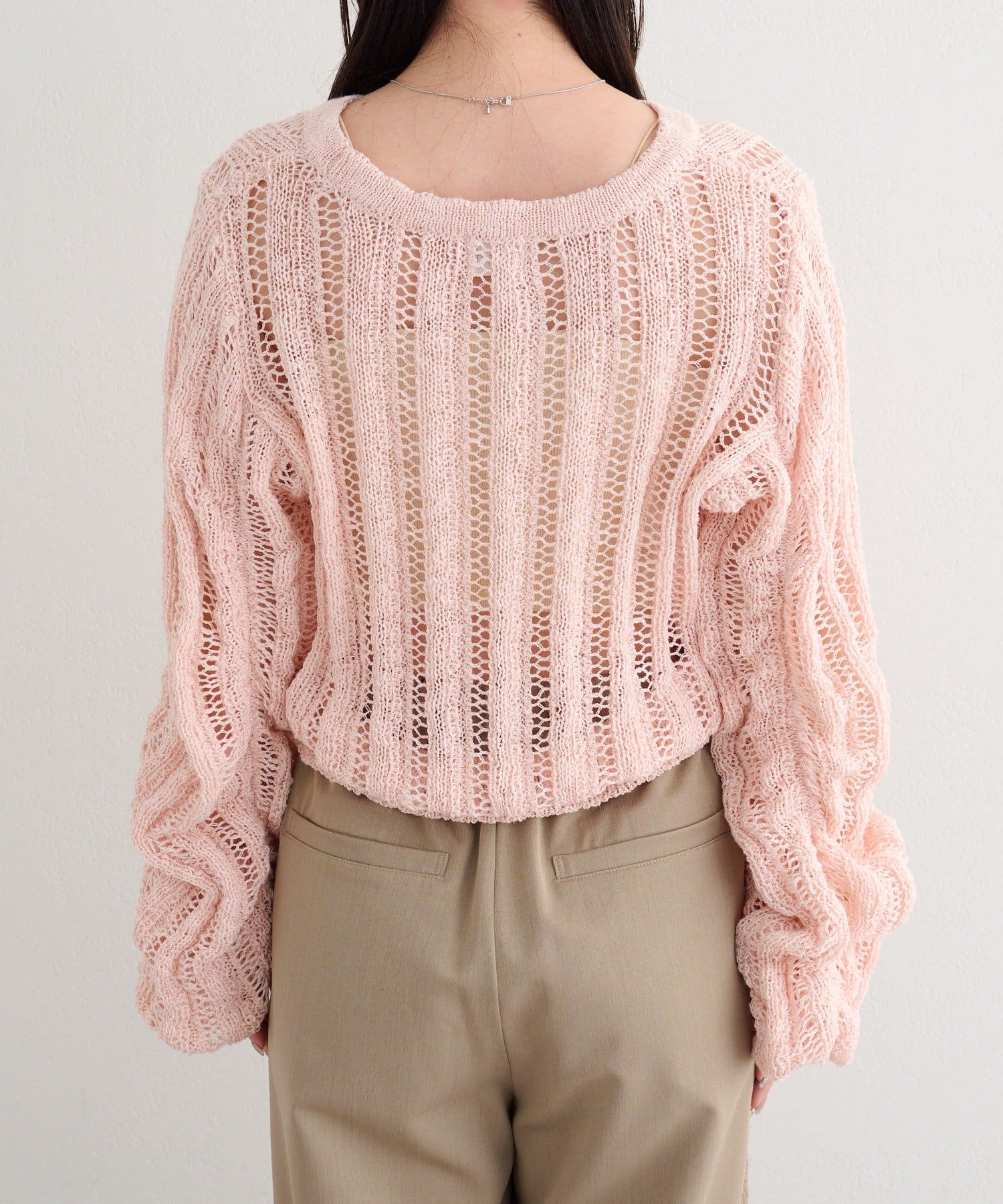 Kastane(カスタネ) 【4色展開】B ルーズスリーブニットプルオーバー