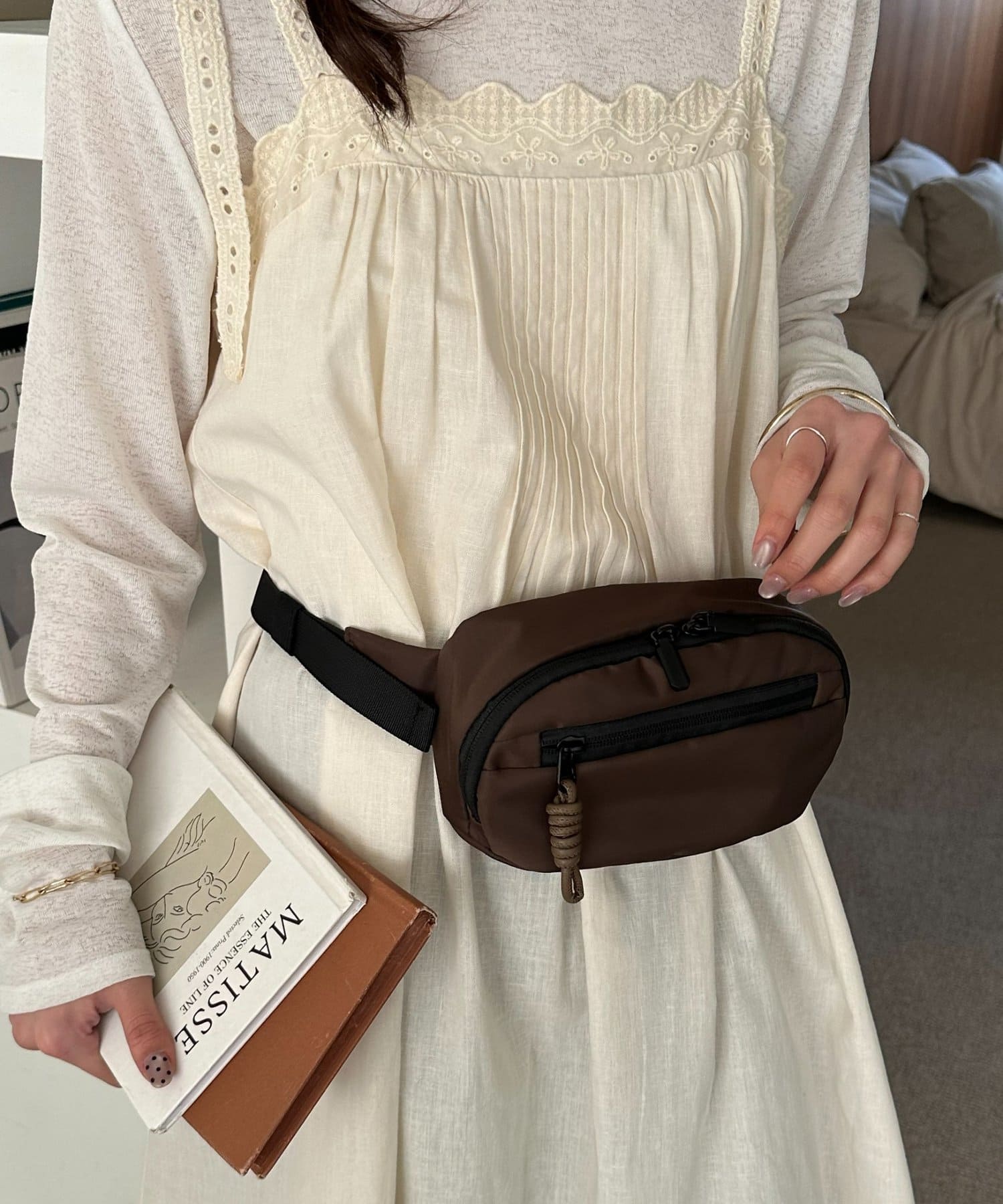 DISCOAT(ディスコート) 【2/26(木)10:00~先行予約】	ナイロンミニウエストポーチ