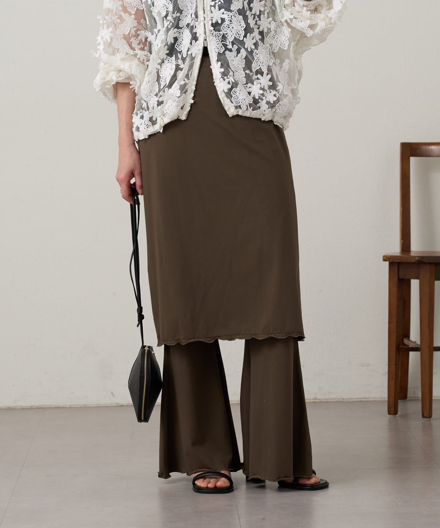 Omekashi(オメカシ) カットフレアパンツ&スカート