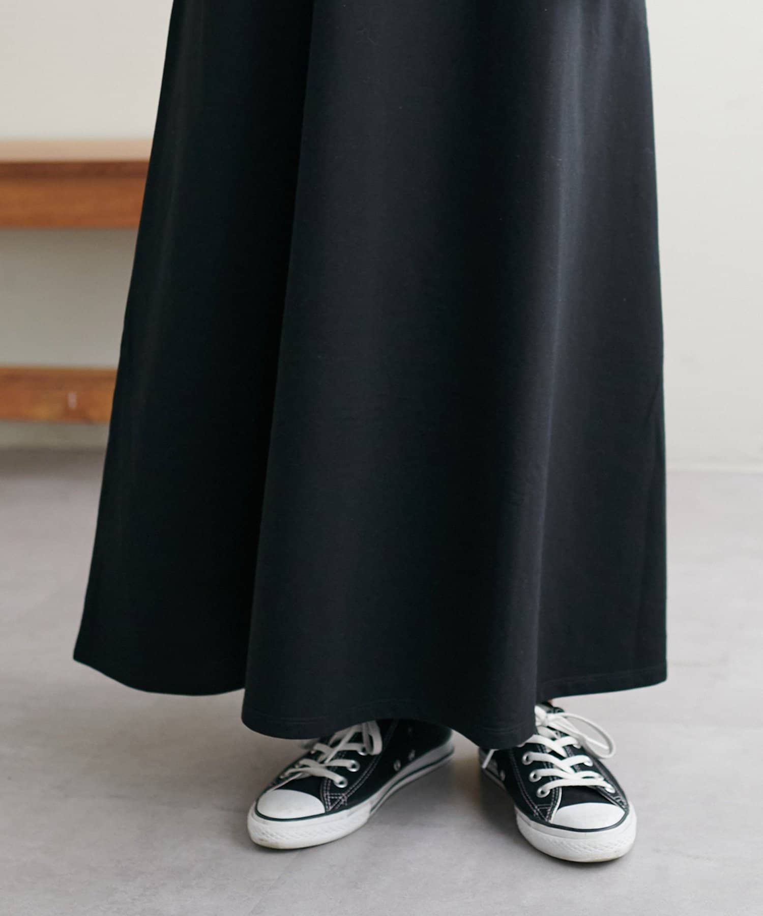 DISCOAT(ディスコート) 【WEB限定】ラグラン袖ボリュームワンピース