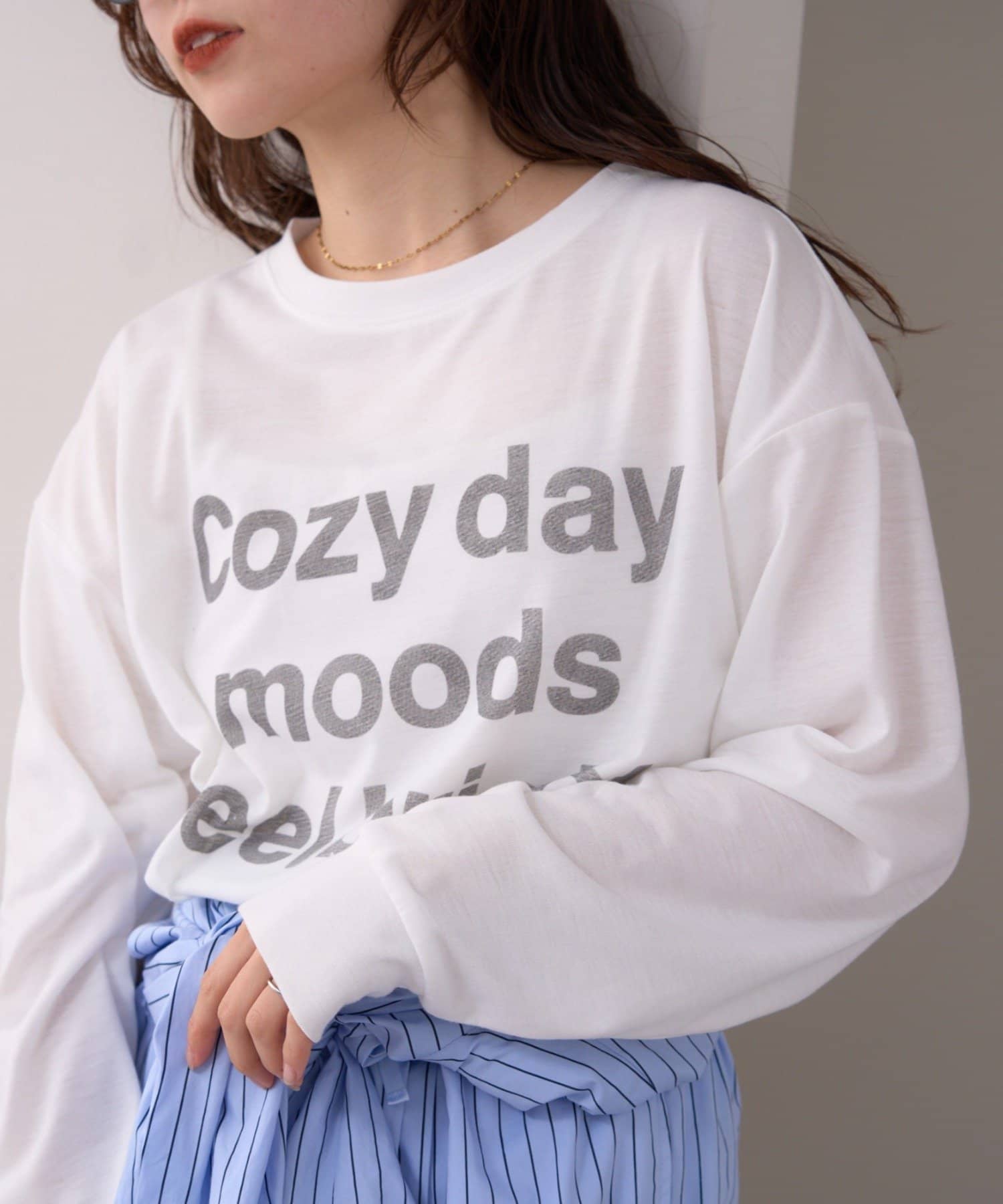 CIAOPANIC TYPY(チャオパニックティピー) 【willow】かすれロゴオーバーロンTEE