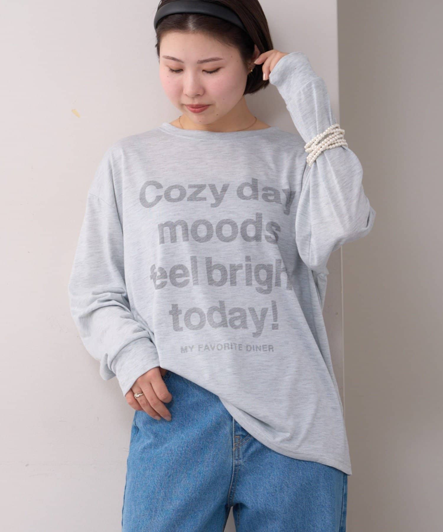 CIAOPANIC TYPY(チャオパニックティピー) 【willow】かすれロゴオーバーロンTEE