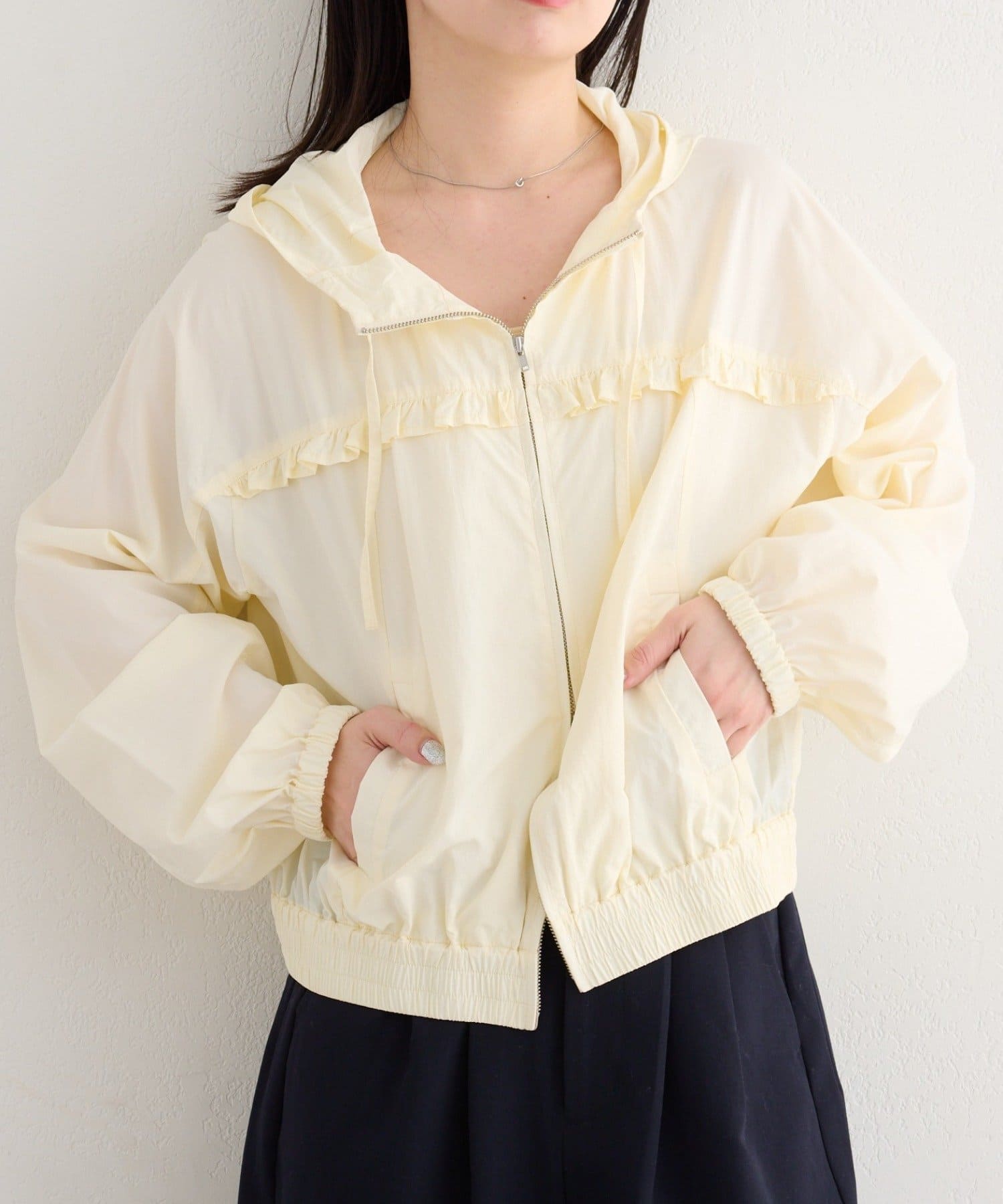 Kastane(カスタネ) 【4色展開】B ナイロンフリルマウンテンパーカー