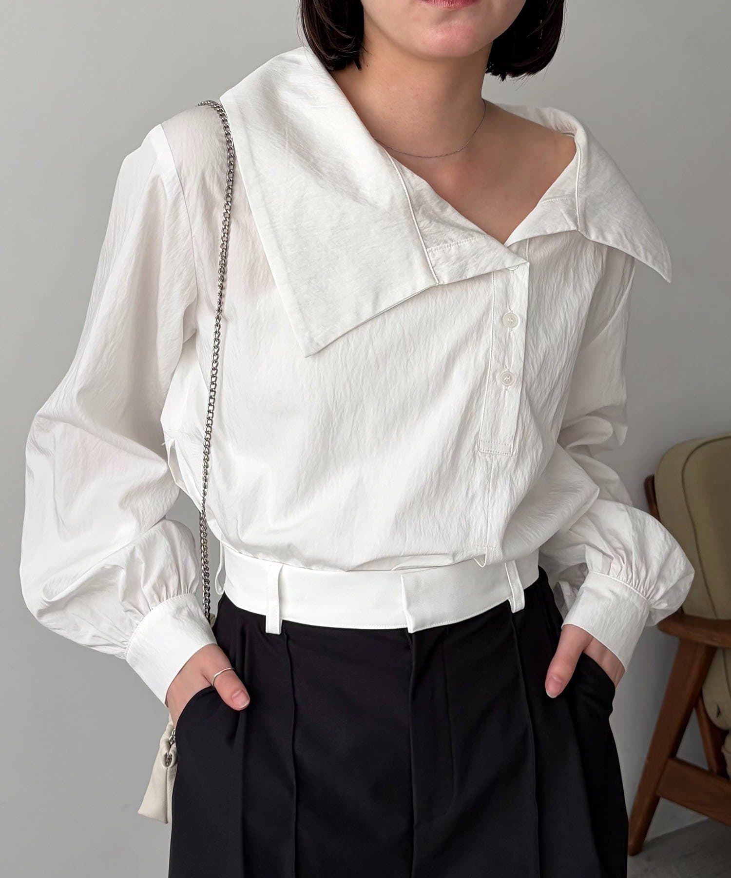 CAPRICIEUX LE'MAGE(カプリシュレマージュ) カシュクールシャツ