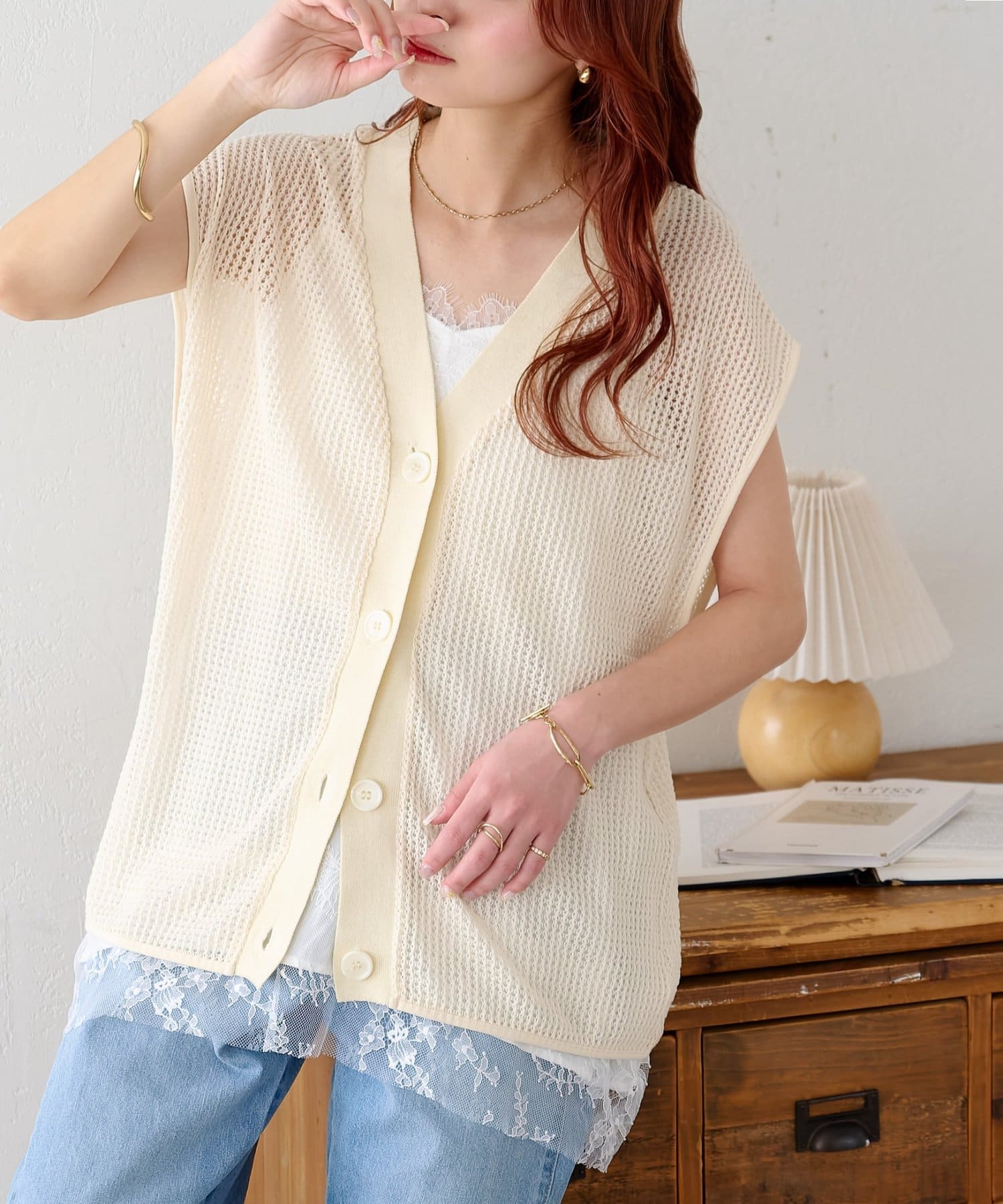 DISCOAT(ディスコート) 【WEB限定】メッシュBIGベスト