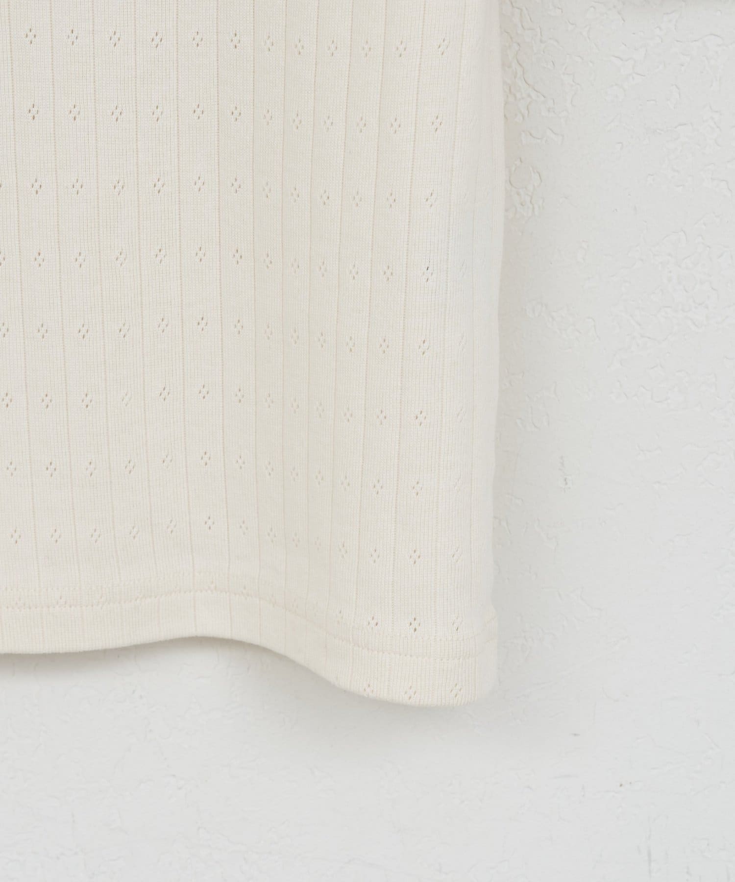 DISCOAT(ディスコート) 【WEB限定】針抜きヘンリーネックプルオーバー