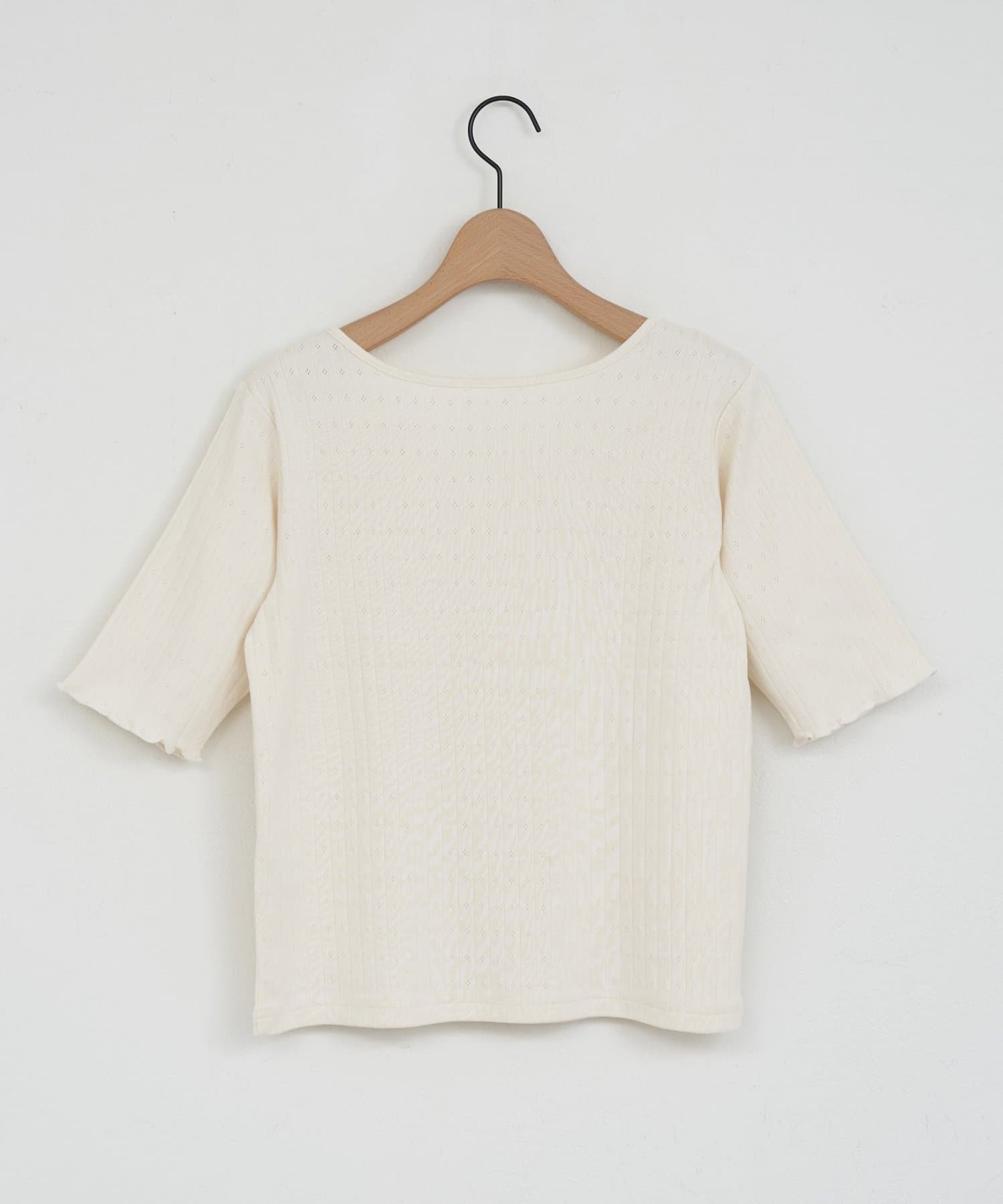 DISCOAT(ディスコート) 【WEB限定】針抜きヘンリーネックプルオーバー