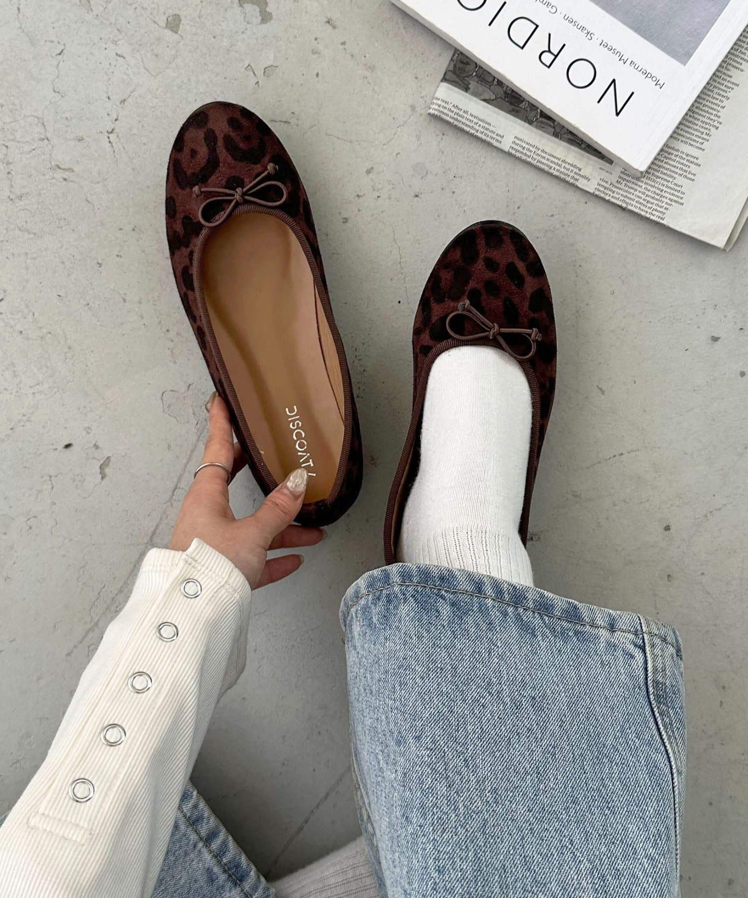 DISCOAT(ディスコート) 【S～XLサイズ展開】コンフォートバレエシューズ