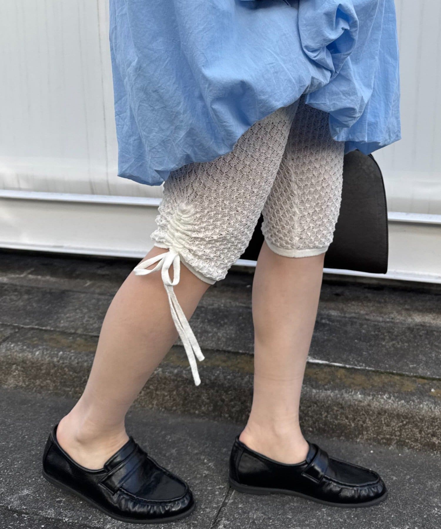 CIAOPANIC TYPY(チャオパニックティピー) ≪26SS展示会アイテム≫【willow】ニットレースサイドギャザーカプリパンツ