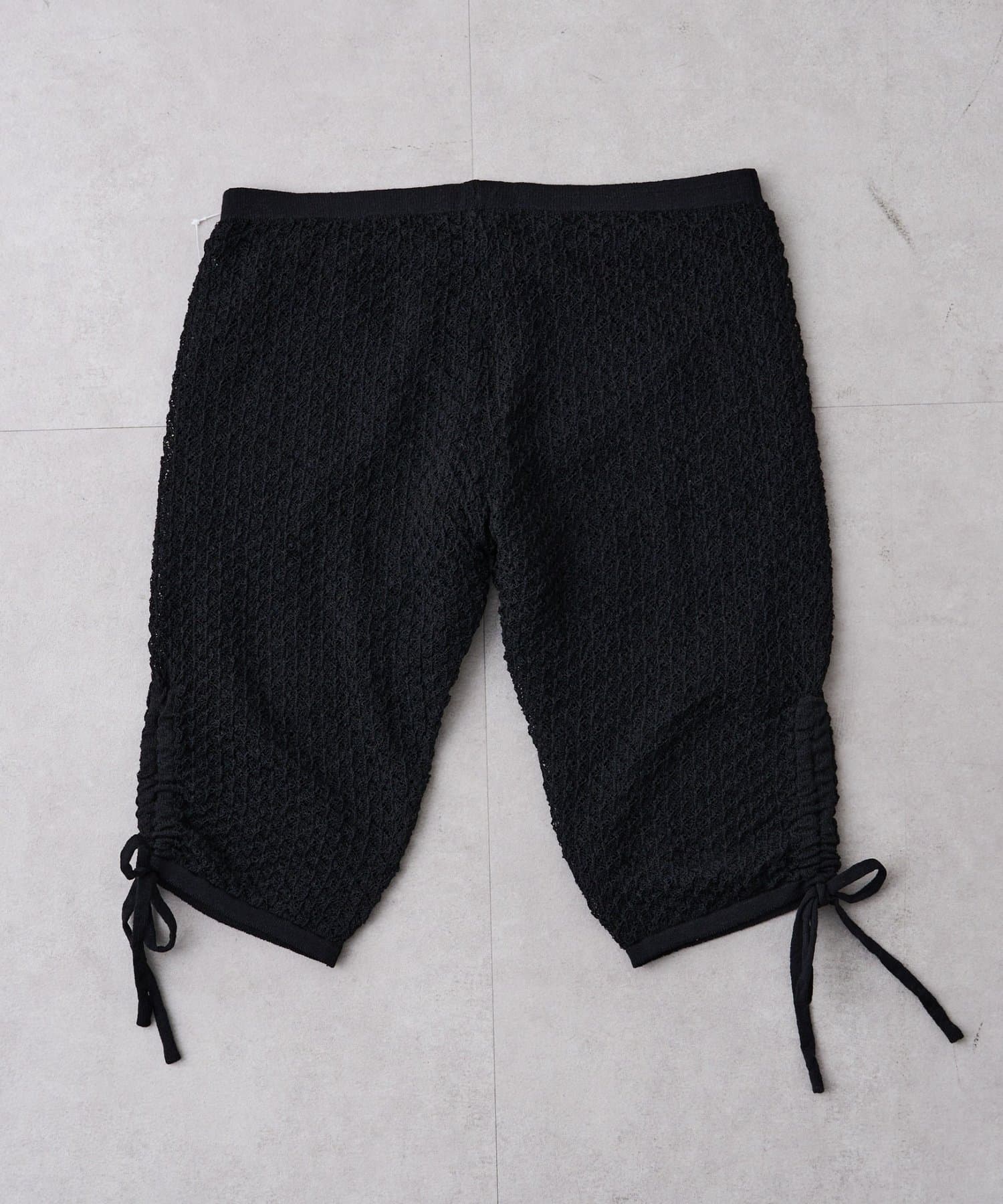 CIAOPANIC TYPY(チャオパニックティピー) ≪26SS展示会アイテム≫【willow】ニットレースサイドギャザーカプリパンツ