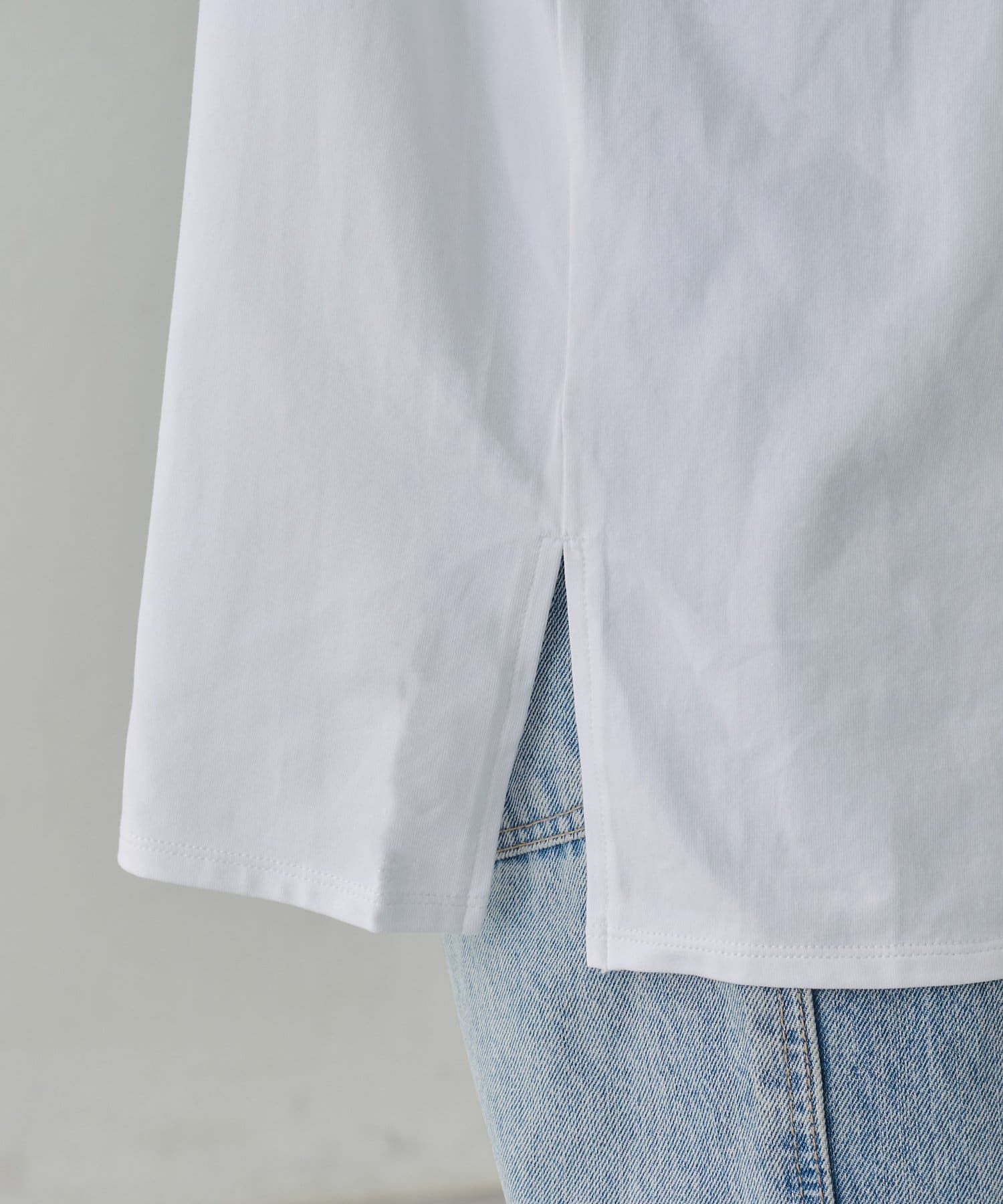 DISCOAT(ディスコート) 【Noka/夏も快適!接触冷感】シルケットビッグフレンチT