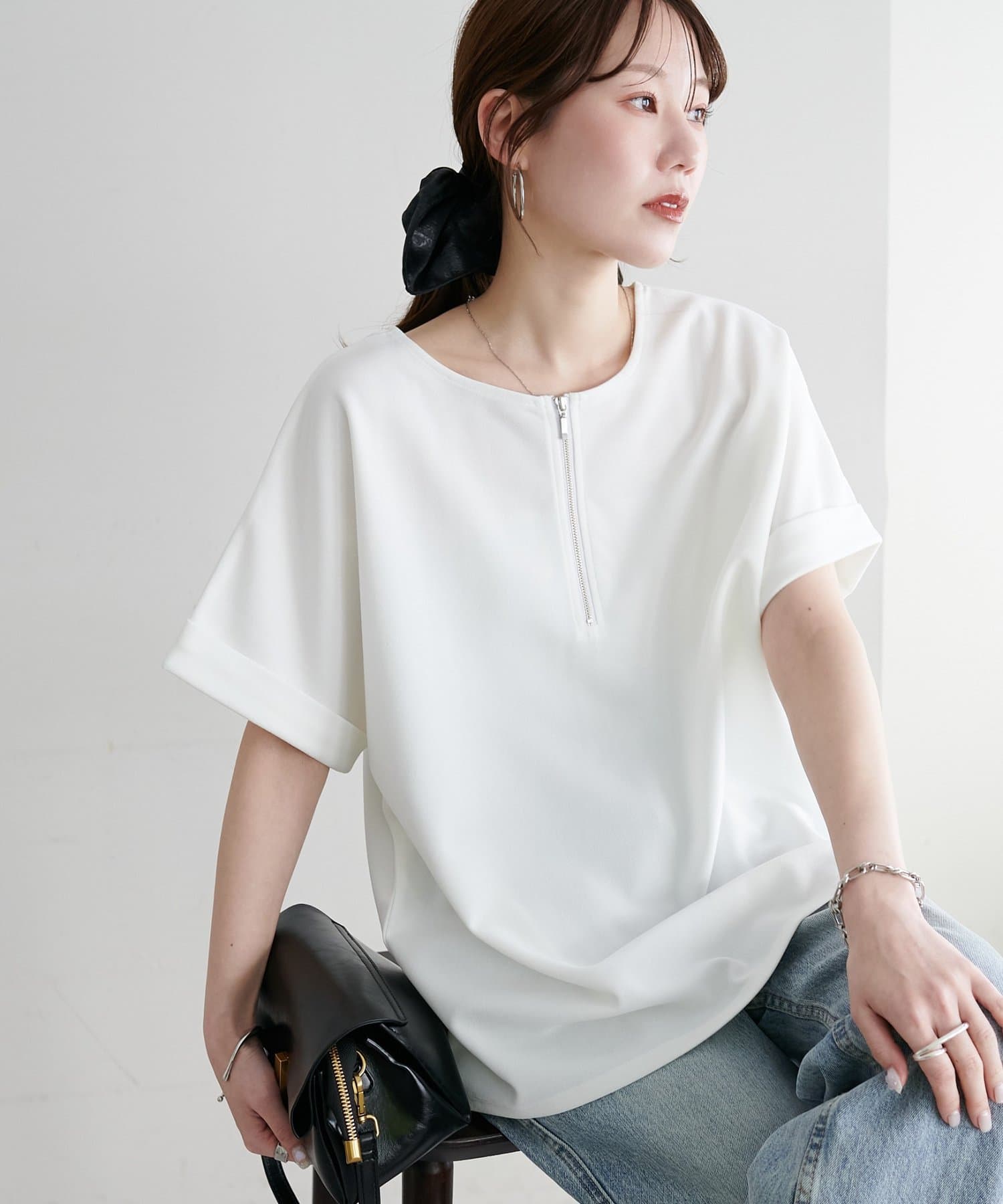 DISCOAT(ディスコート) 【Noka】2WAYZIP使いプルオーバー