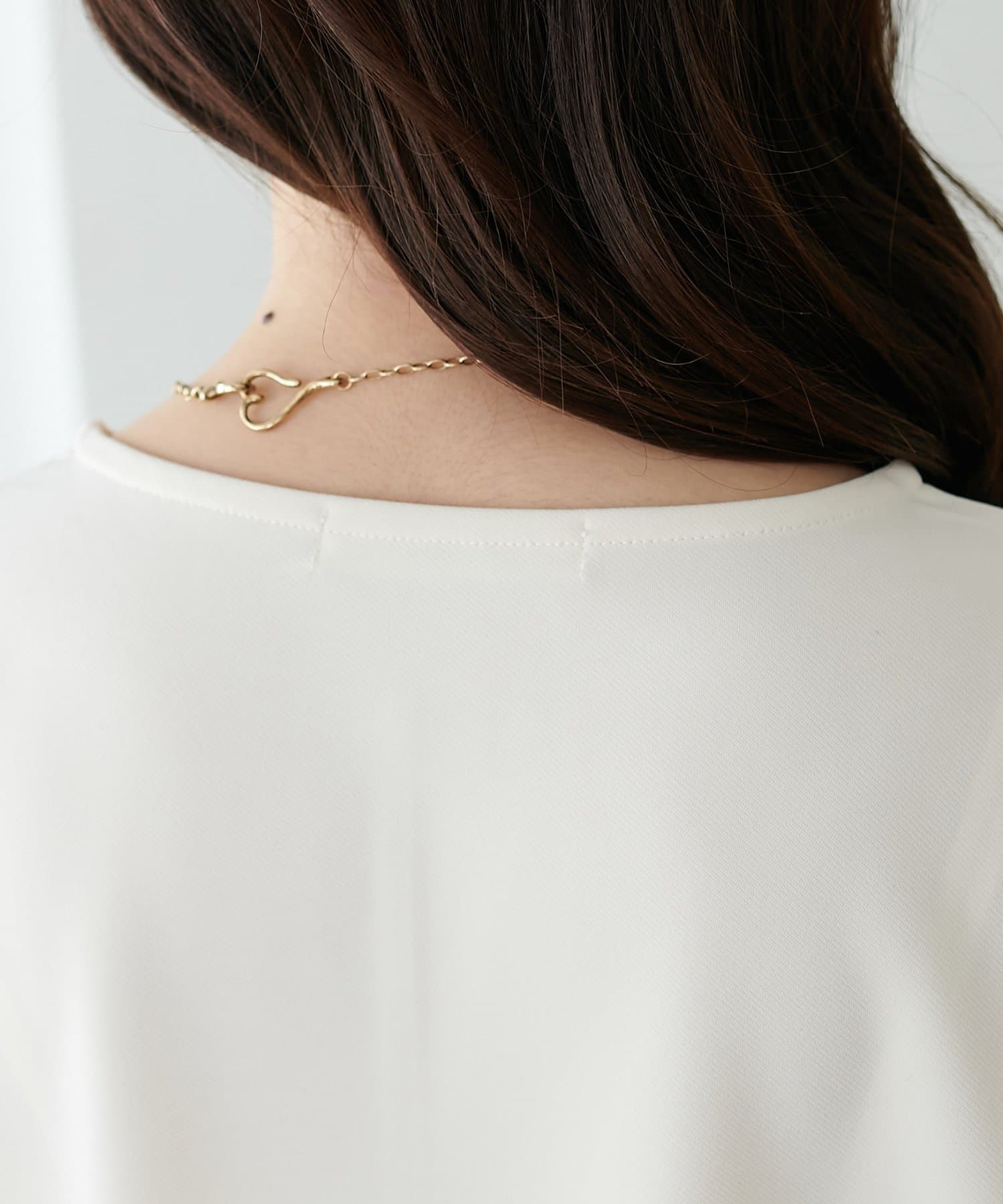 DISCOAT(ディスコート) 【WEB限定】袖シアーカットカルゼTシャツ