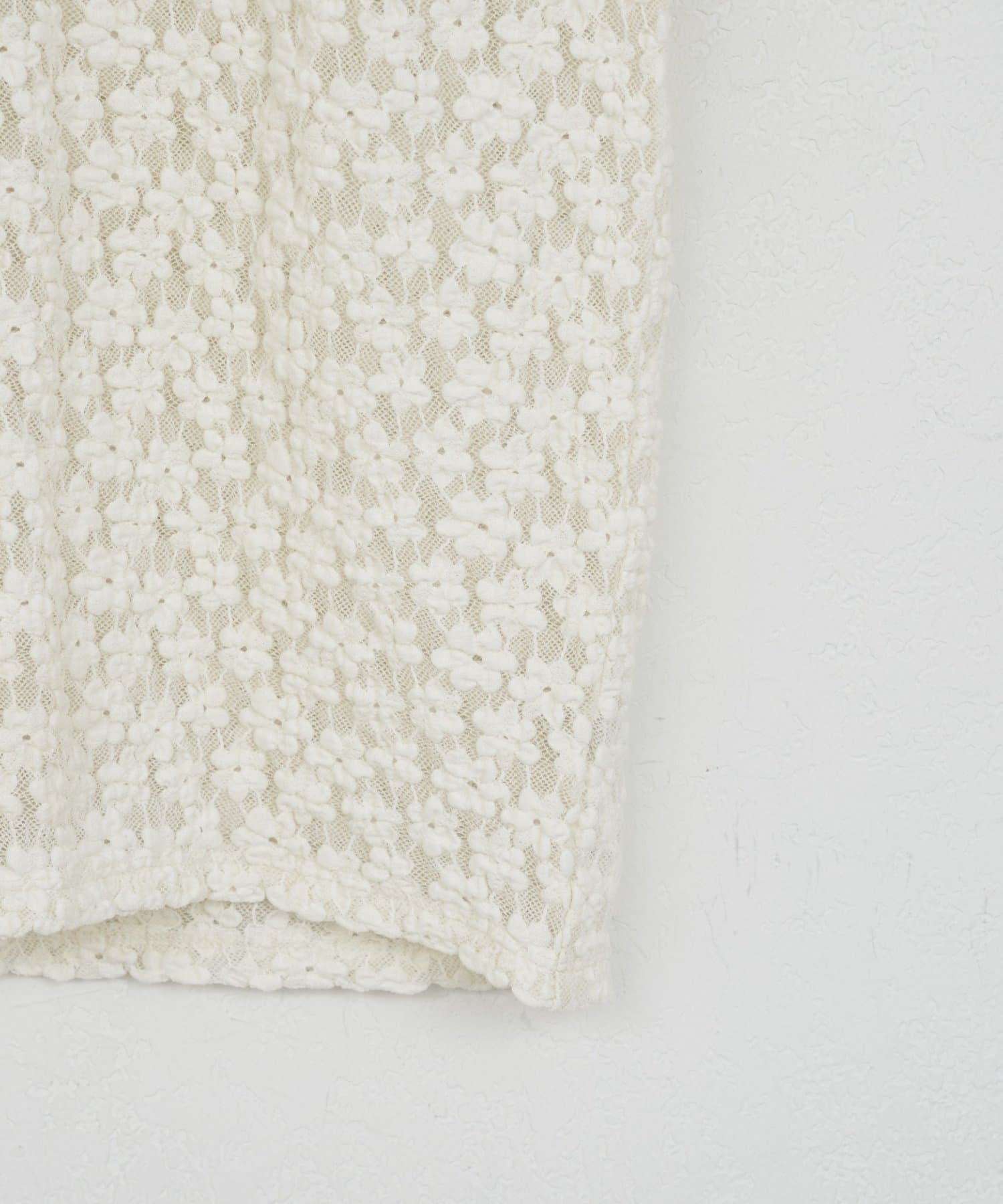 DISCOAT(ディスコート) 【WEB限定】カットレースシアーシャツ